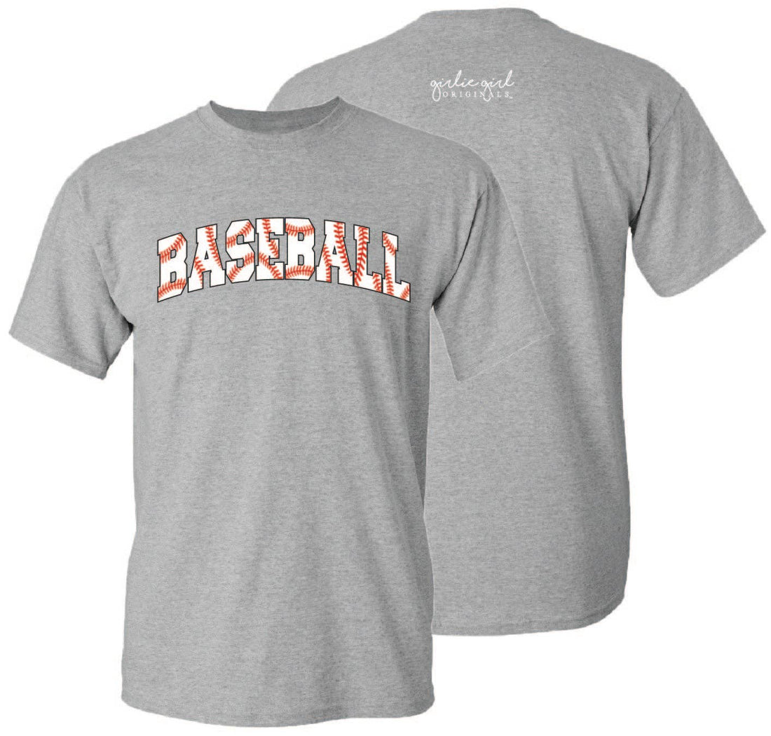 2621 Baseball Arch-SS Sports Grey: Sports Grey / Adult Small