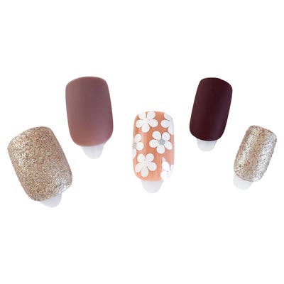 Square Short Press On Nails: Sundrop