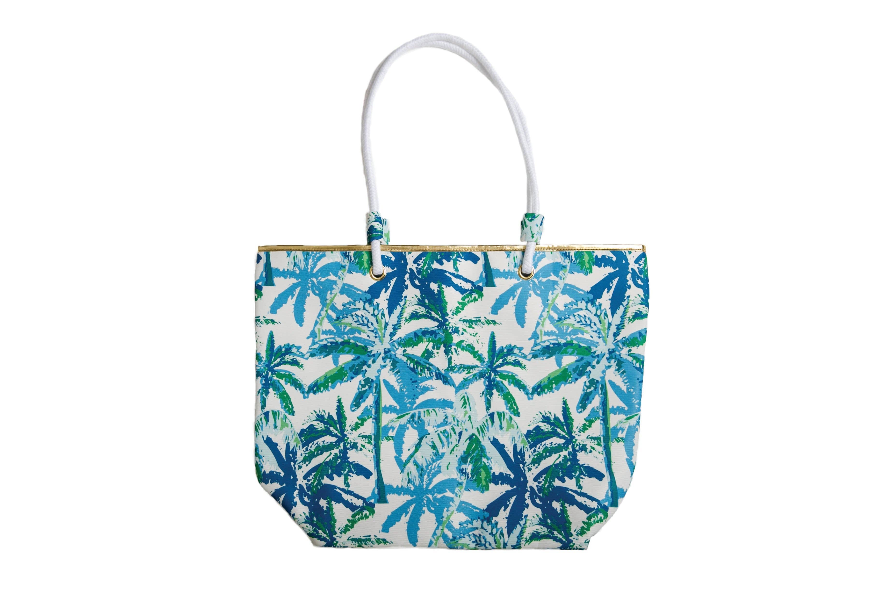 Catalina Tote Bag : Pink Damask