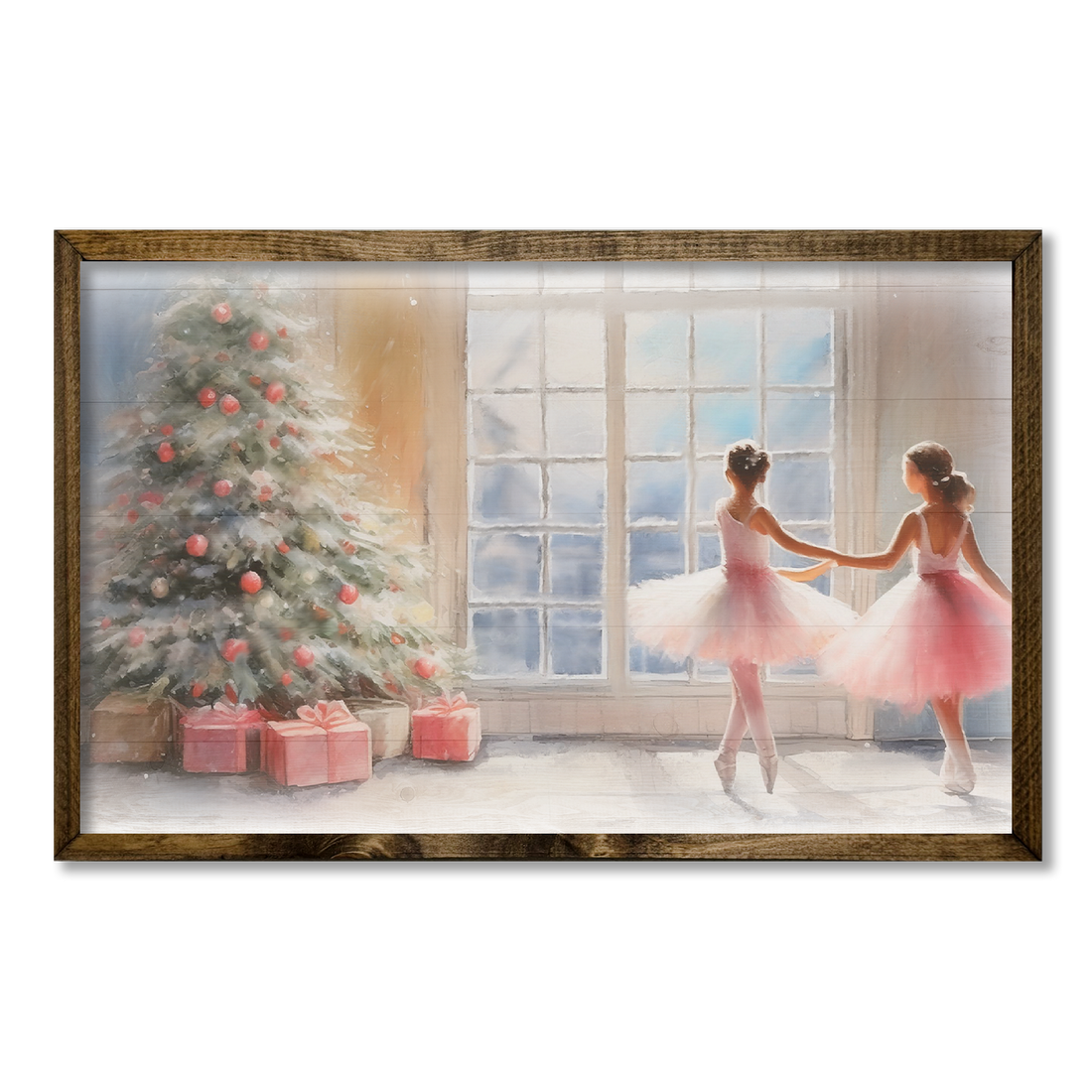 TIMBERLAND FRAME CHRISTMAS BALLERINAS : 15"x24"