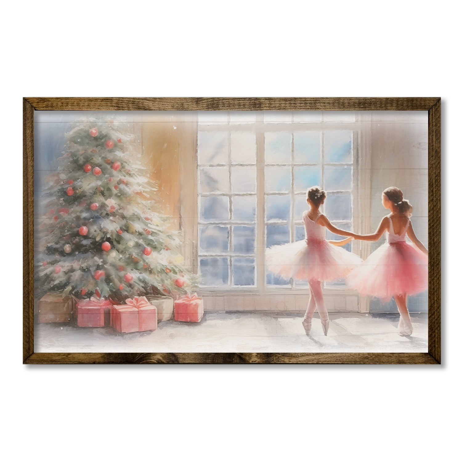 TIMBERLAND FRAME CHRISTMAS BALLERINAS : 15"x24"