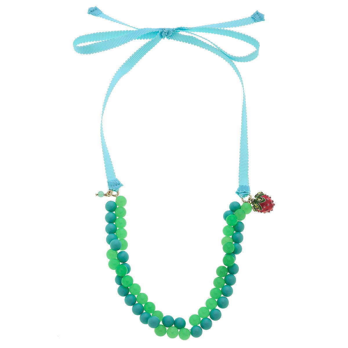 Melody Strawberry Charm Beaded Ribbon Children&