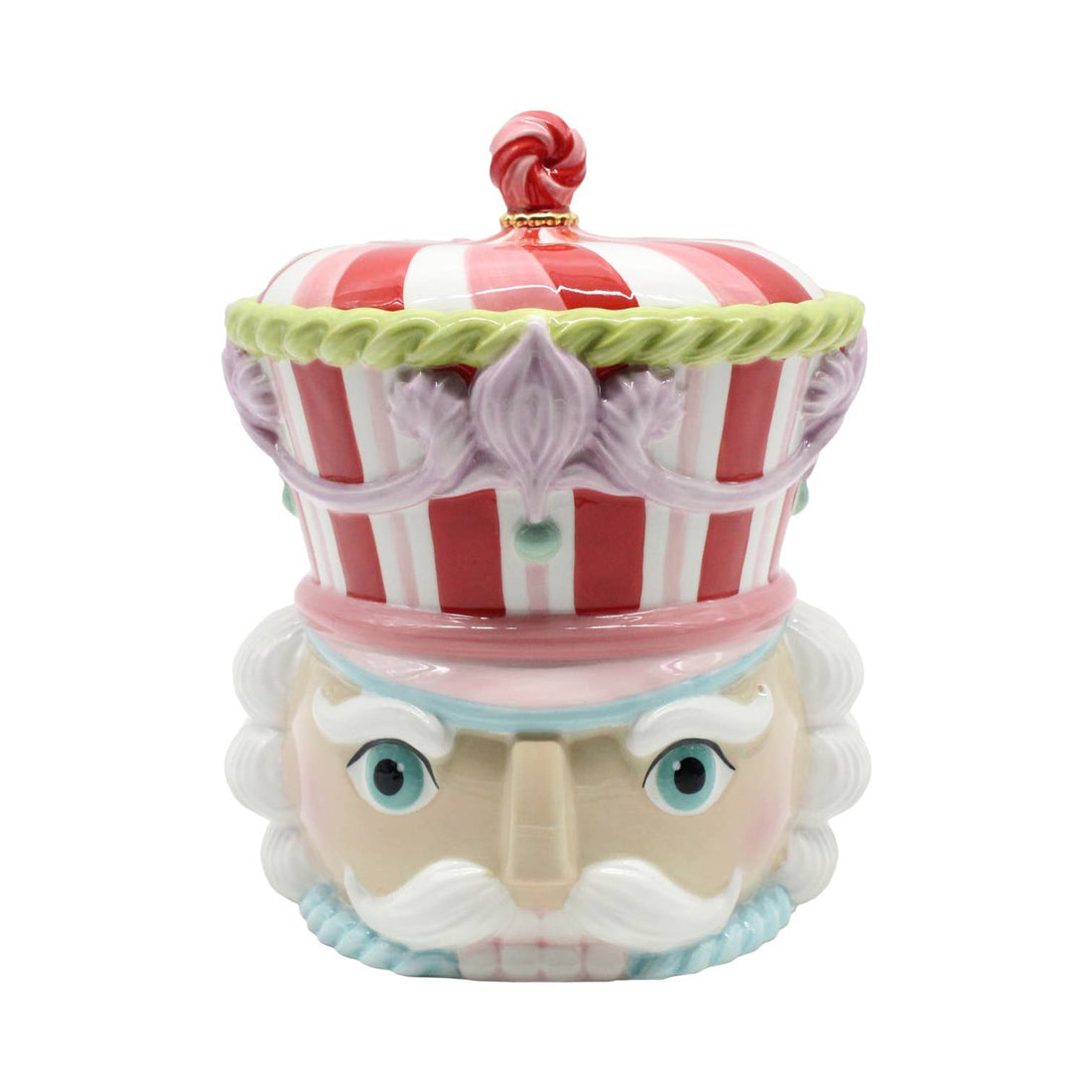 10in Nutcracker Head Cookie Jar