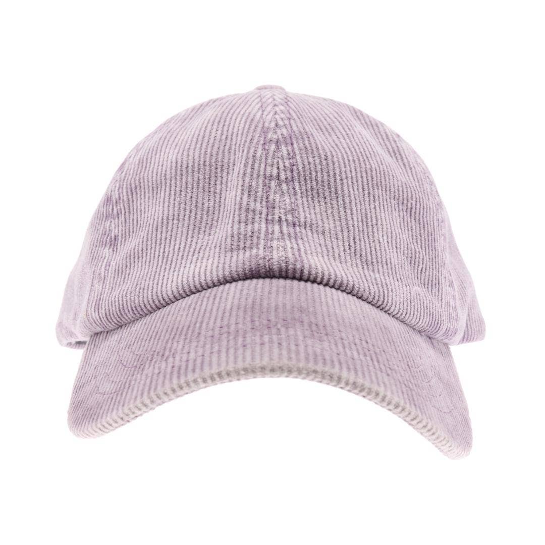 Stonewashed Corduroy Criss Cross High Pony C.C Ball Cap BT10: Black