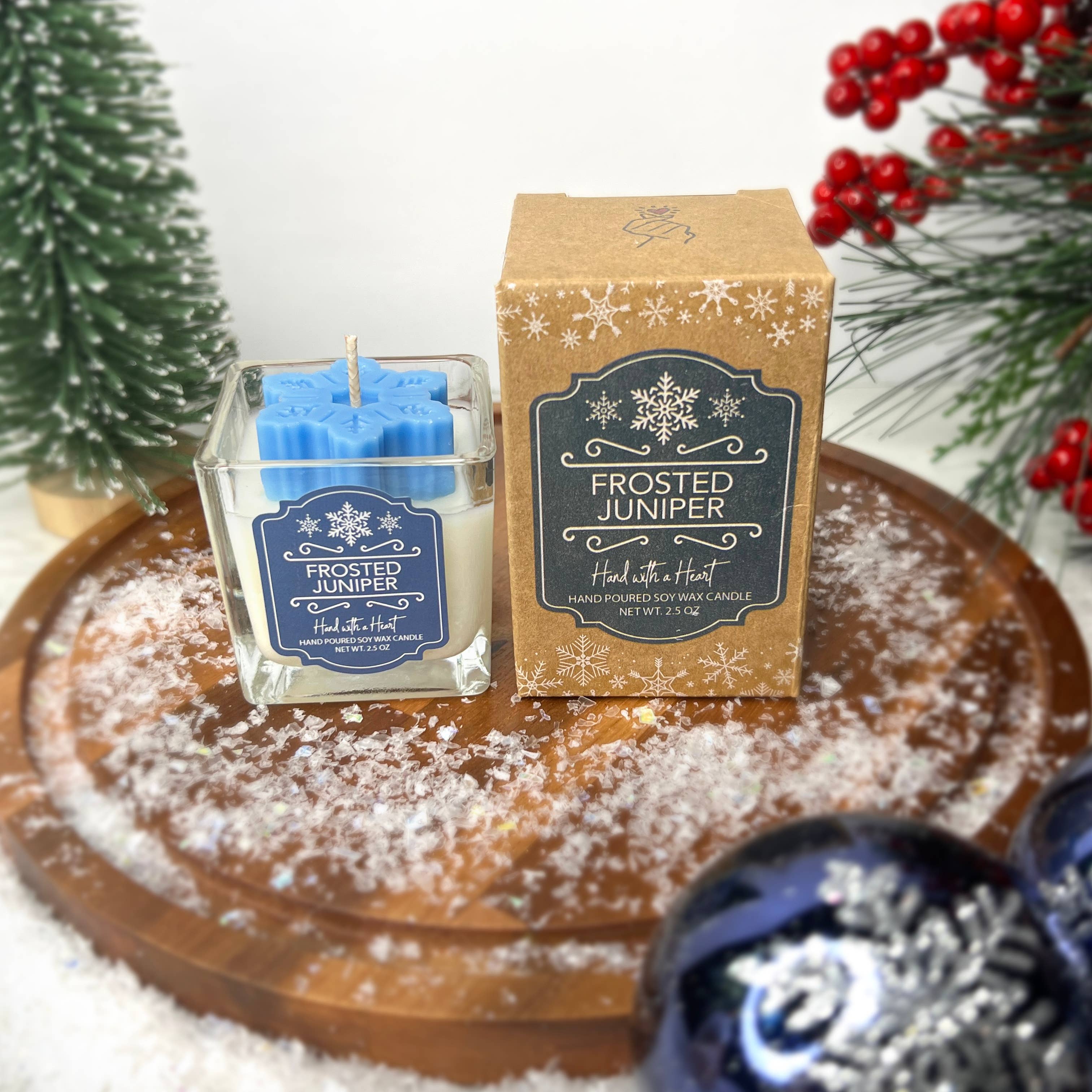 Frosted Juniper Holiday Candle
