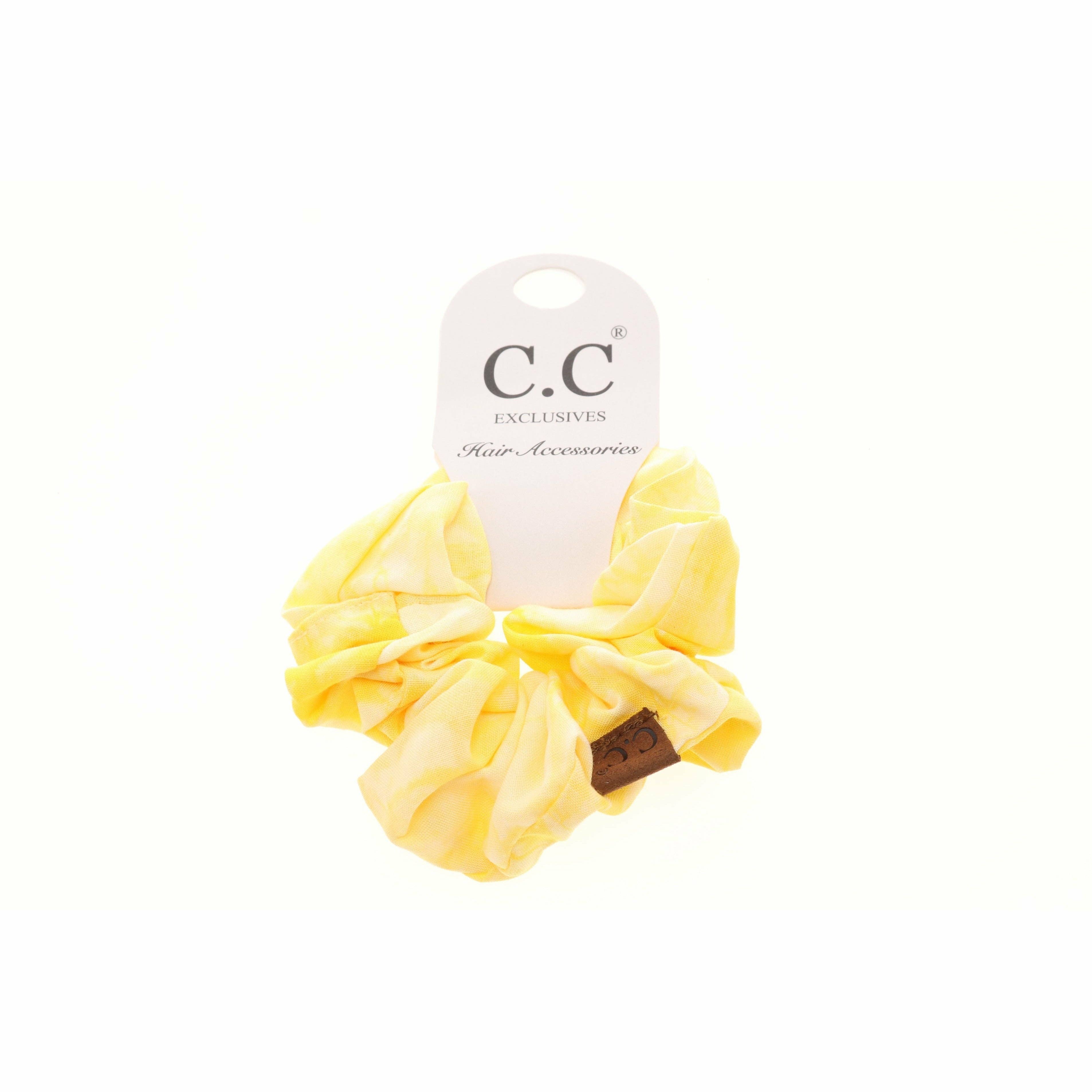 C.C Tie Dye Scrunchie: Sky Blue