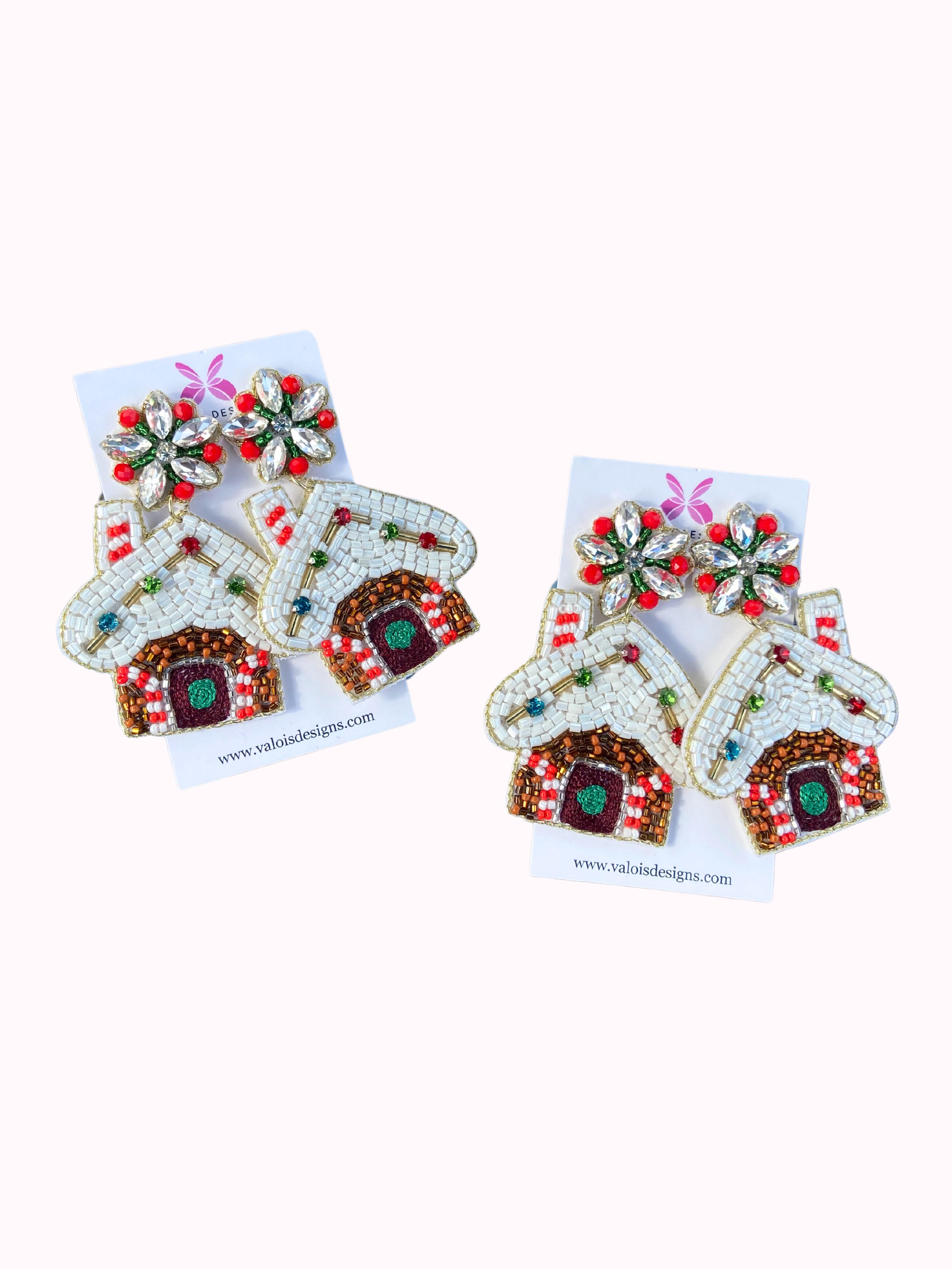 Gingerbread House Earrings