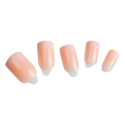 Square Short Press On Nails: First Kiss
