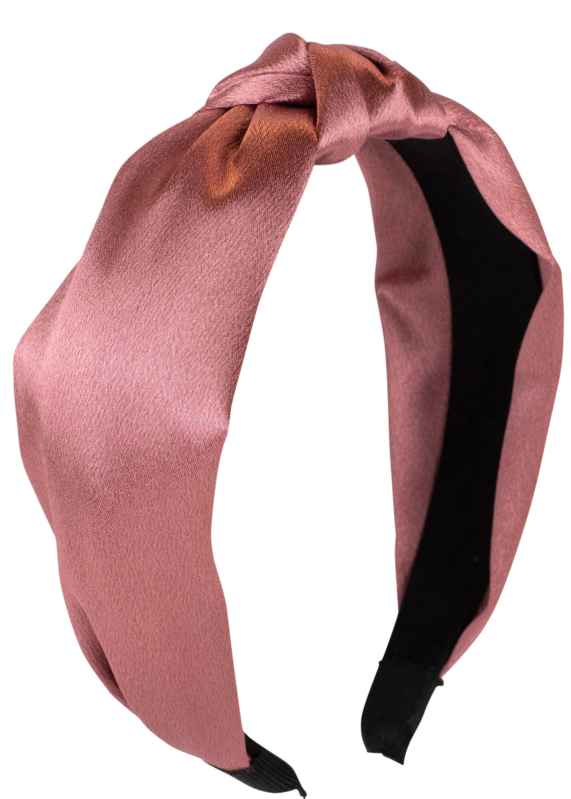 Satin Knot Headband: Light Blue