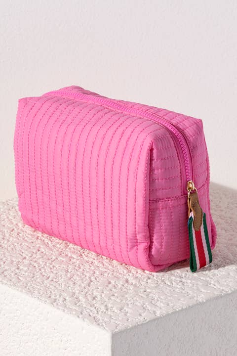 Ezra Large Boxy Cosmetic Pouch SALE: Lilac