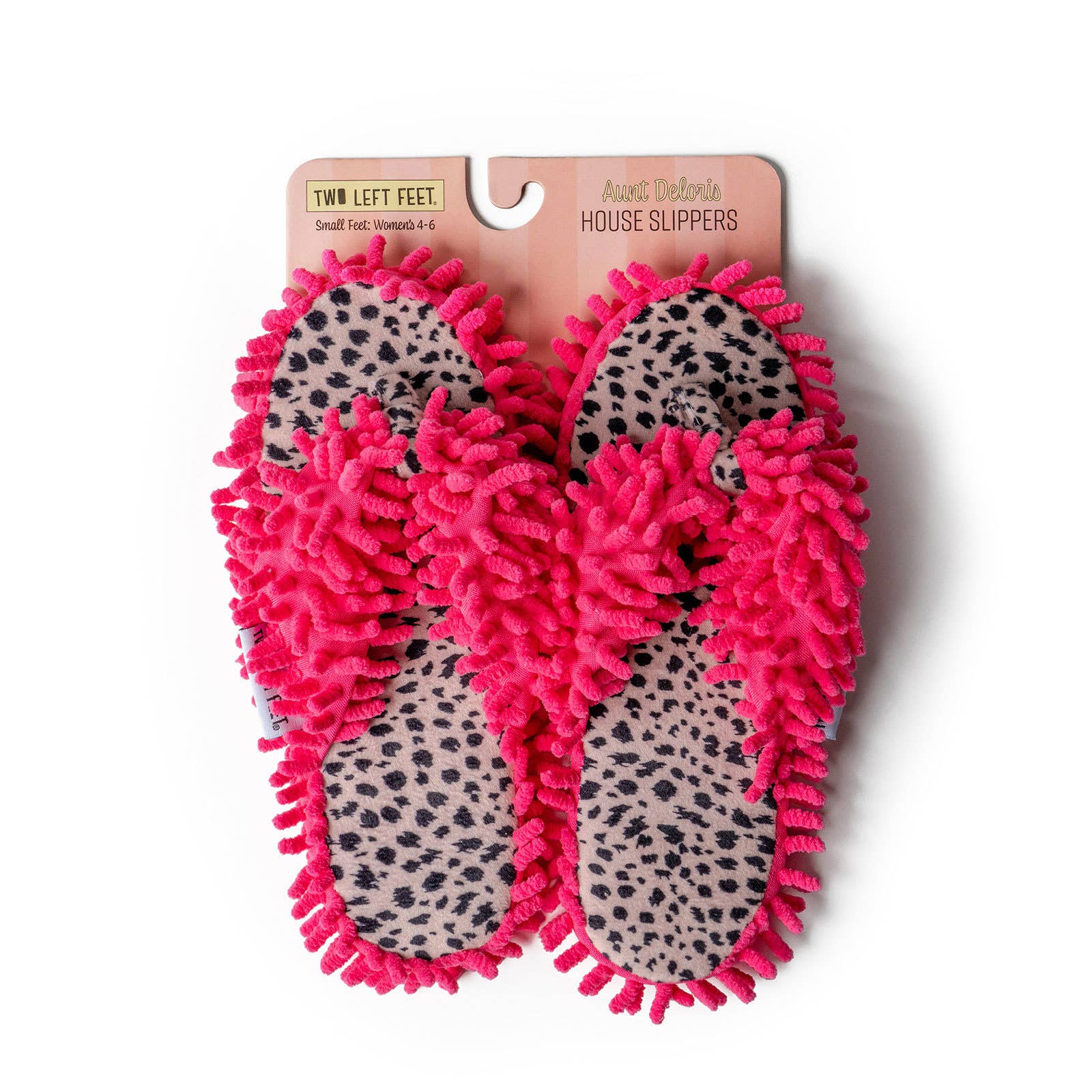 Two Left Feet Aunt Deloris House Slippers Open Stock: Frisky Feline / Small