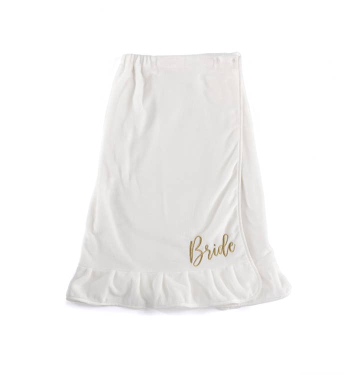 "BRIDE" SPA WRAP, IVORY