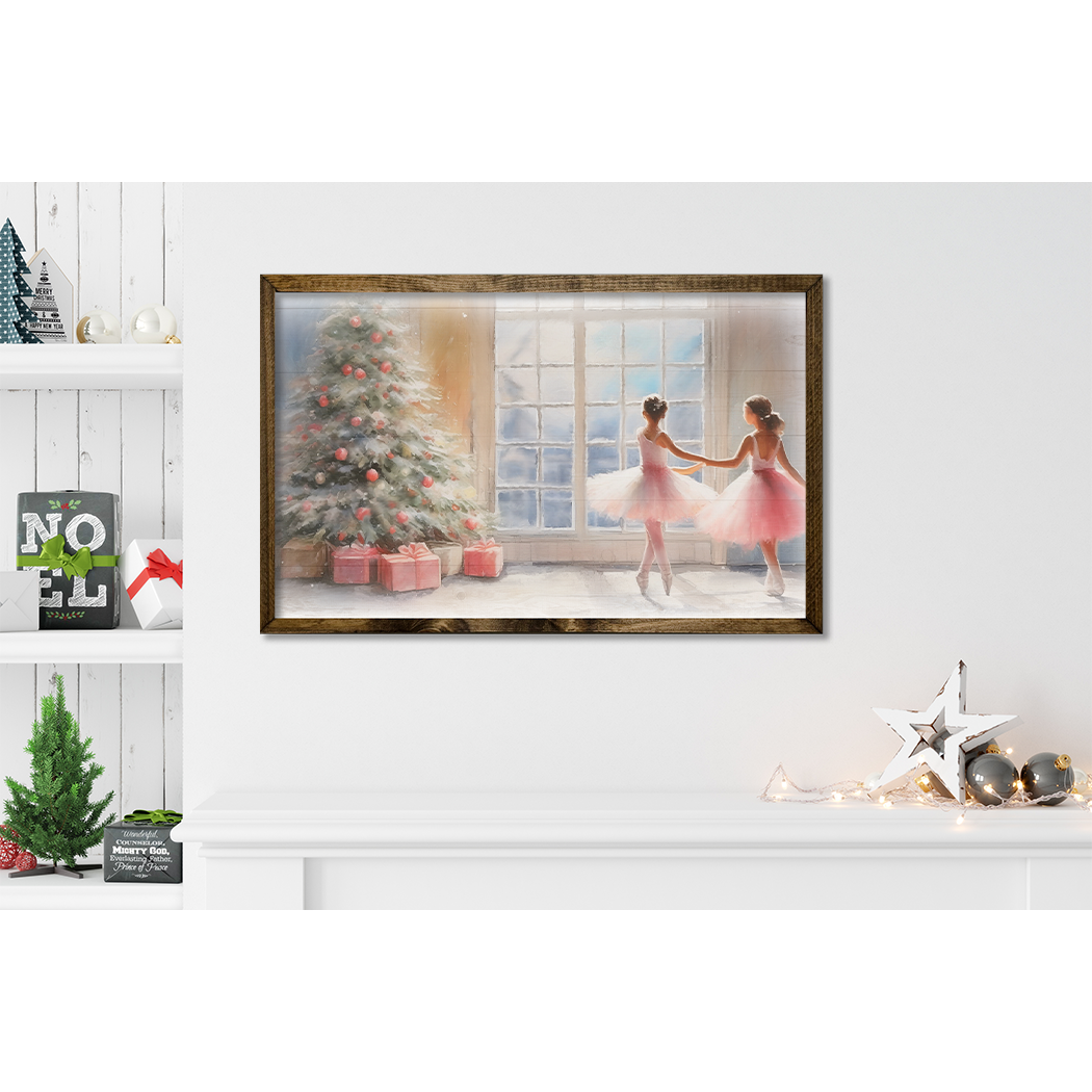 TIMBERLAND FRAME CHRISTMAS BALLERINAS : 15"x24"