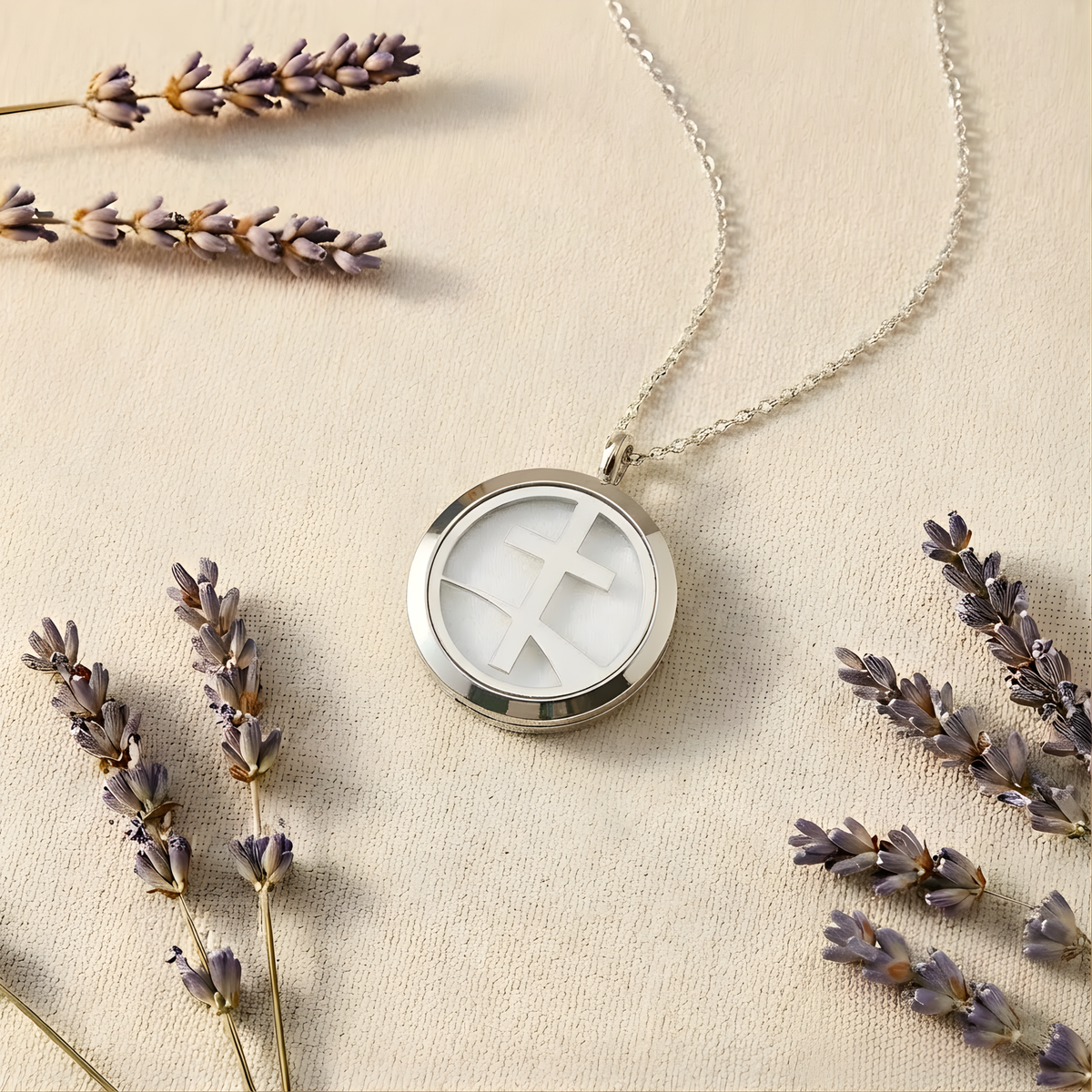 Faith Essential Oil Diffuser Necklace