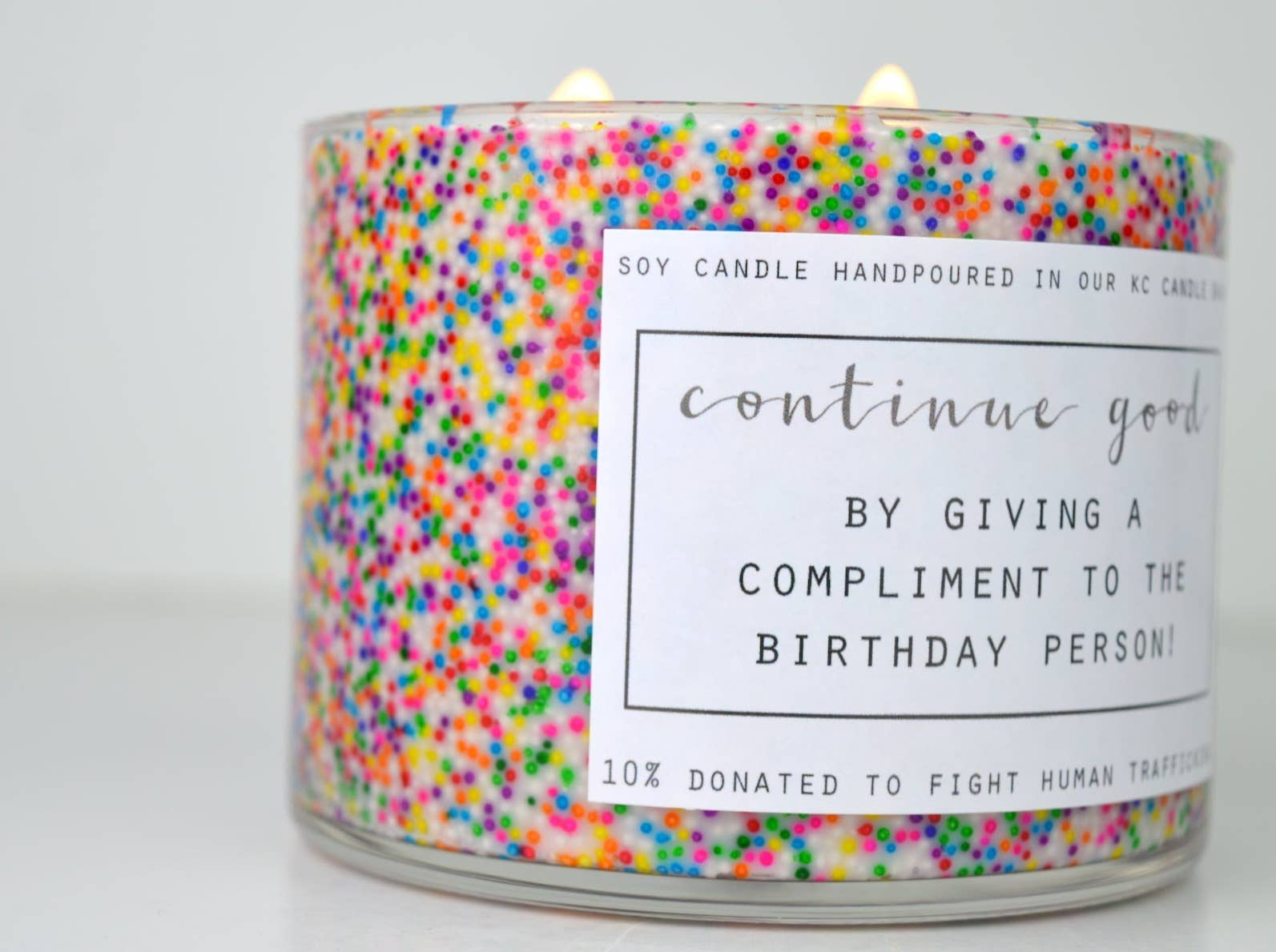 3 Wick Happy Birthday - 15 oz Soy Candle