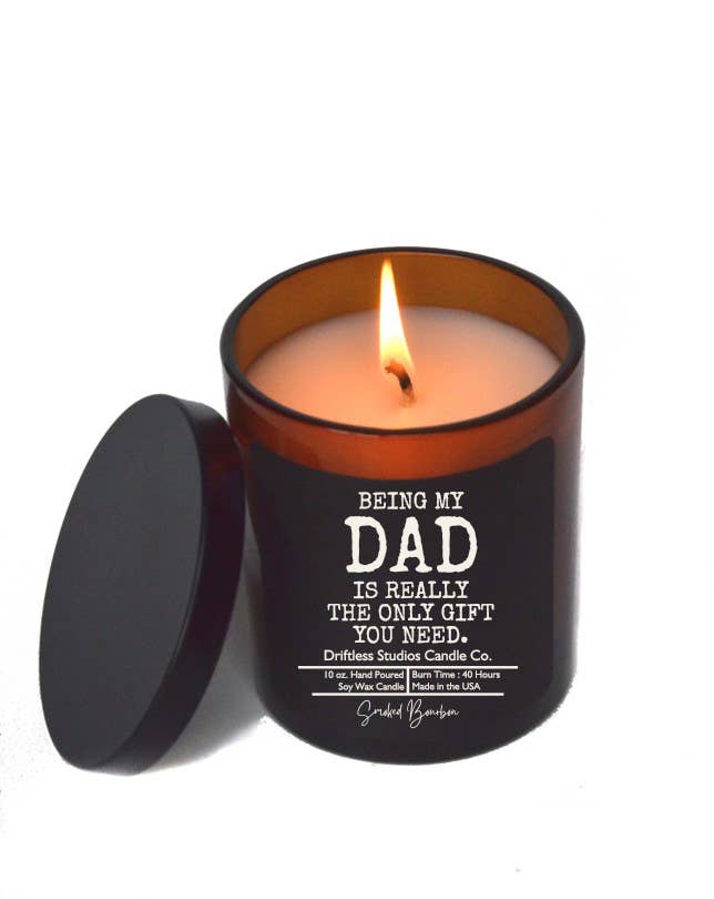 Being My Dad Funny Fathers Day Candle - Gift Candles: Lavender & Sage
