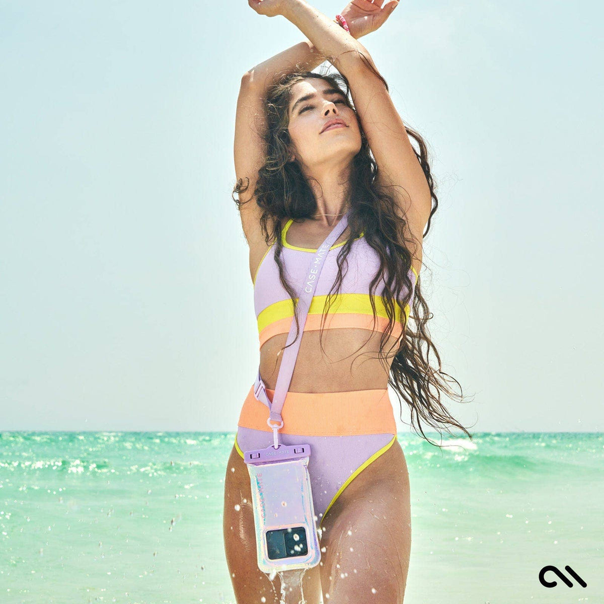 Case-Mate Waterproof Floating Phone Pouch: Iridescent