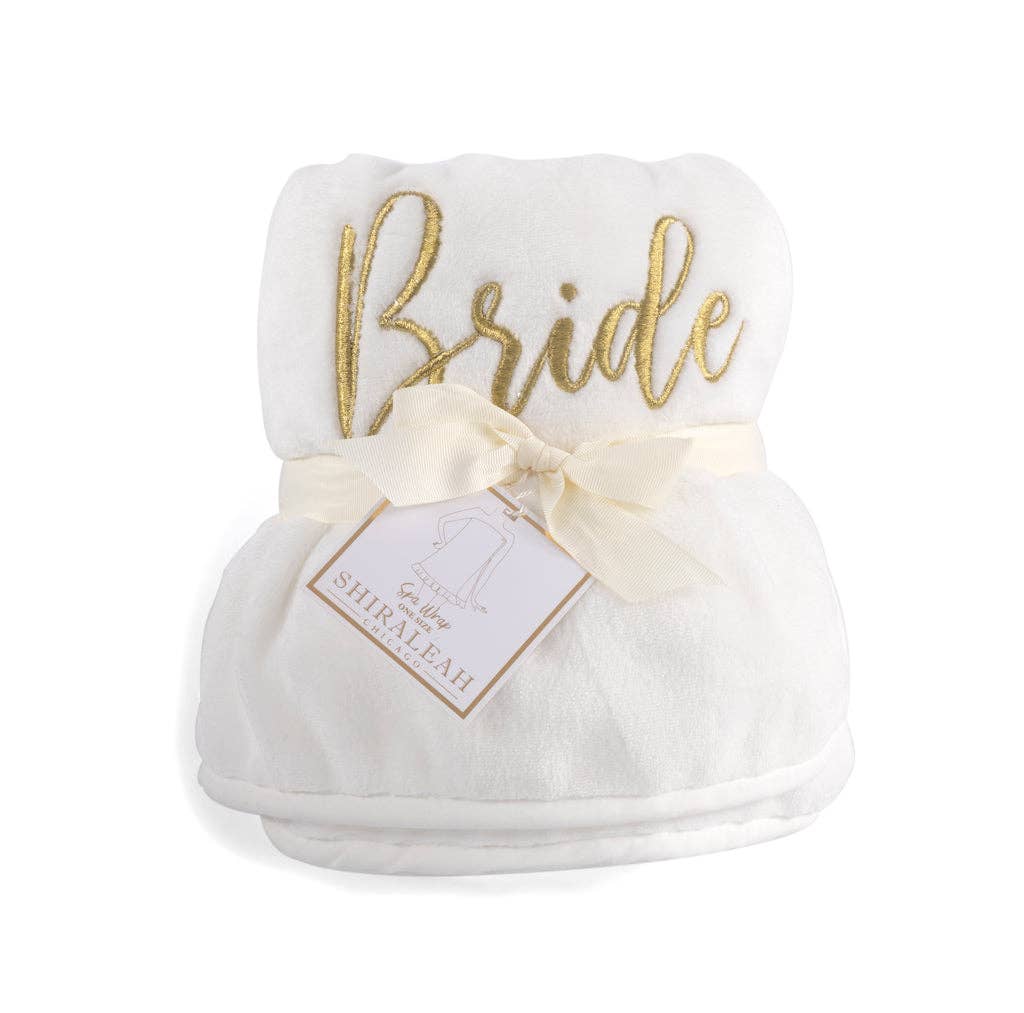 "BRIDE" SPA WRAP, IVORY