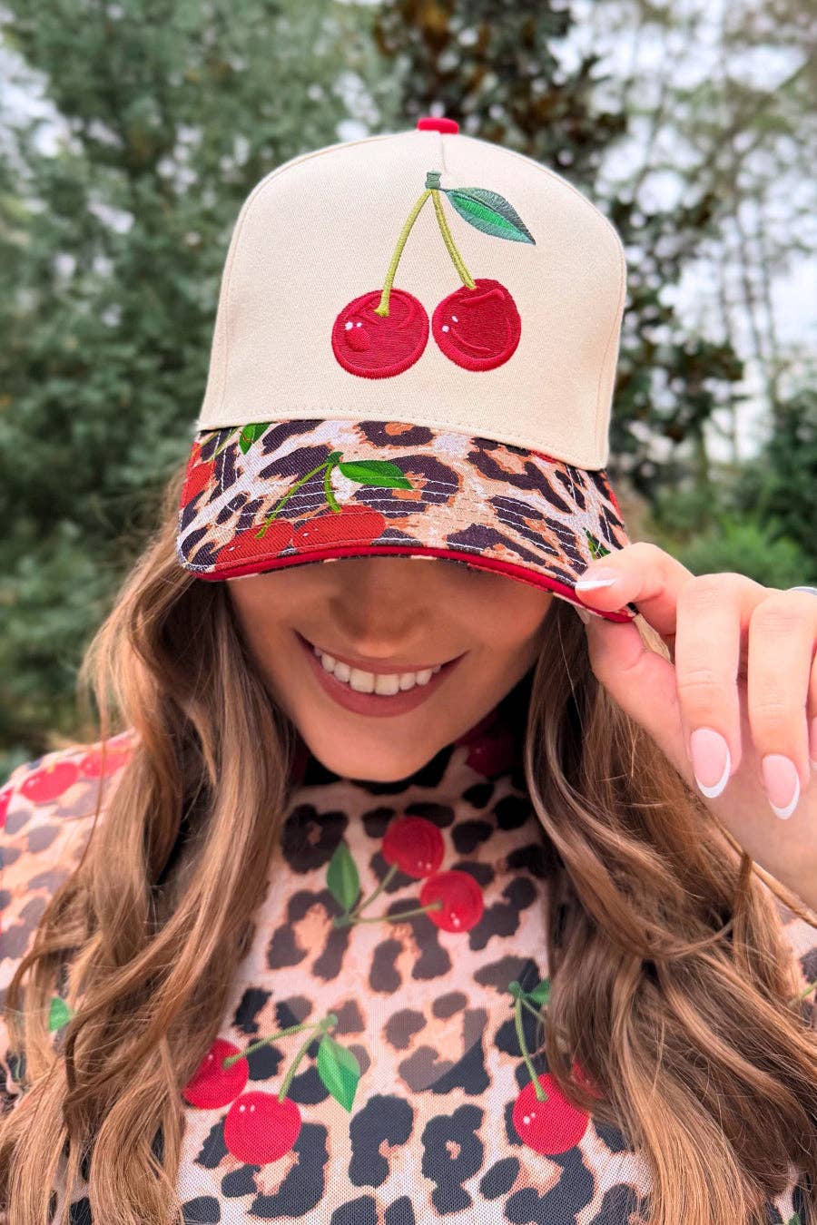 Cherries Gone Wild Hat by Jess Lea: Multi