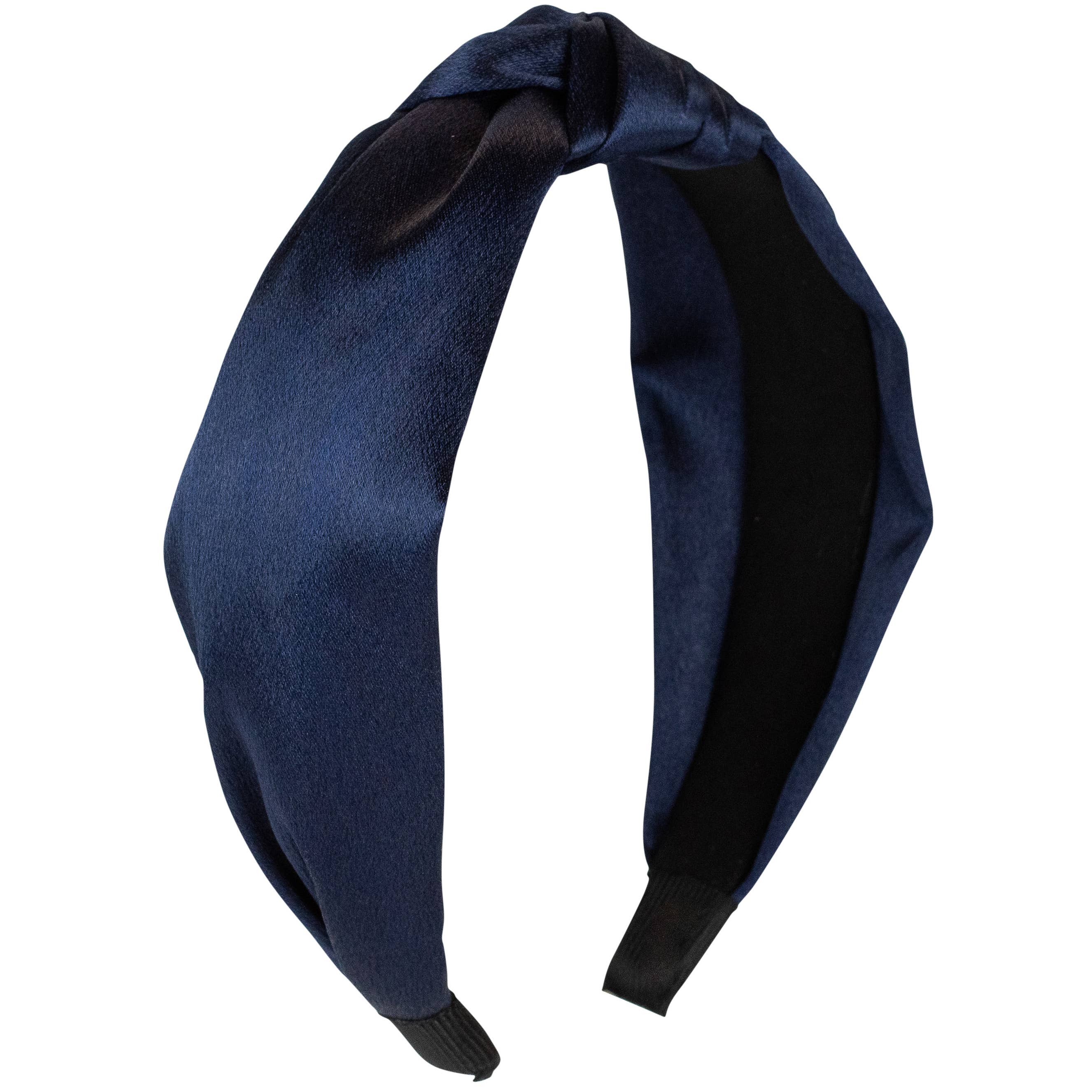 Satin Knot Headband: Light Blue