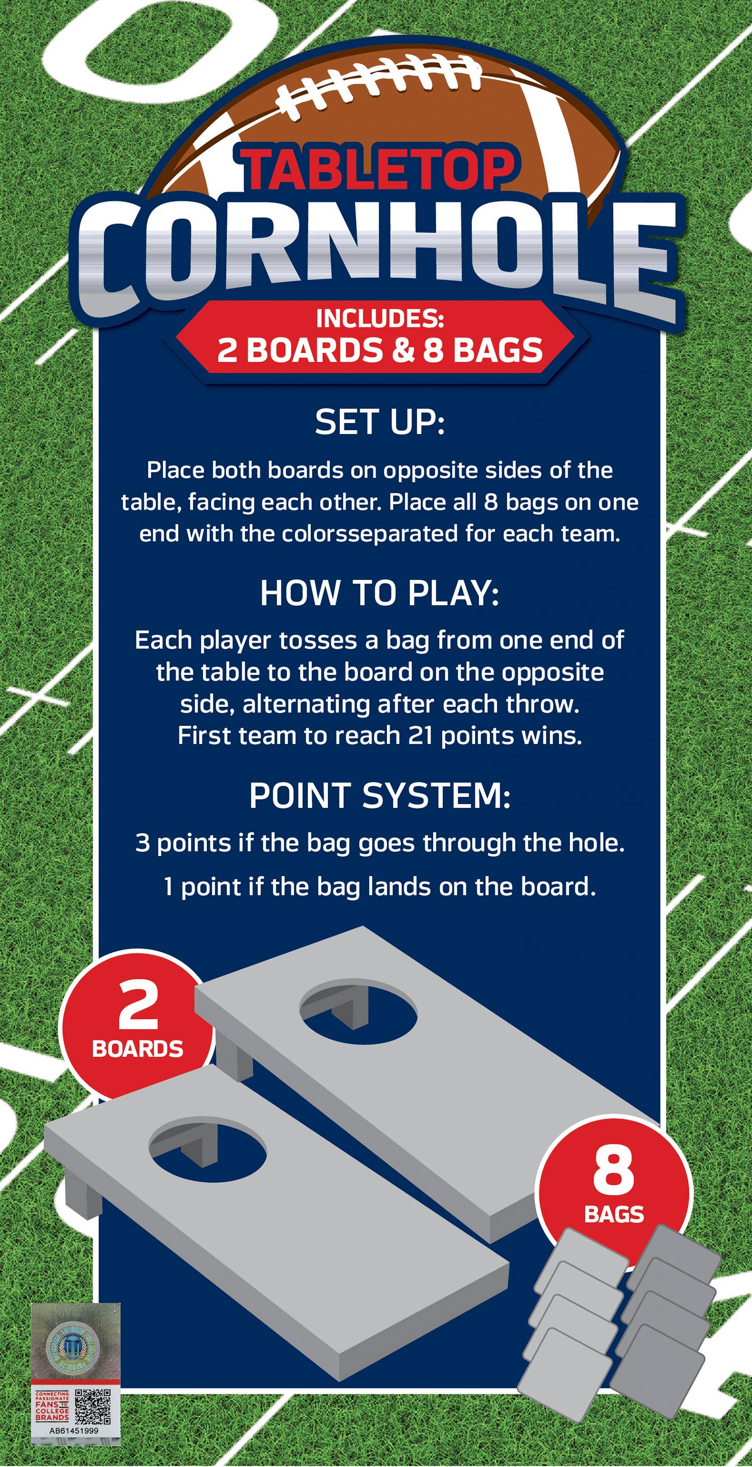 Texas A&M Aggies - NCAA Tabletop Cornhole