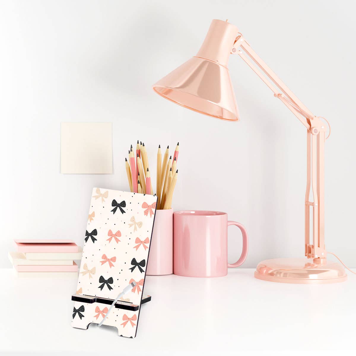 Pink & Black Bows Stand