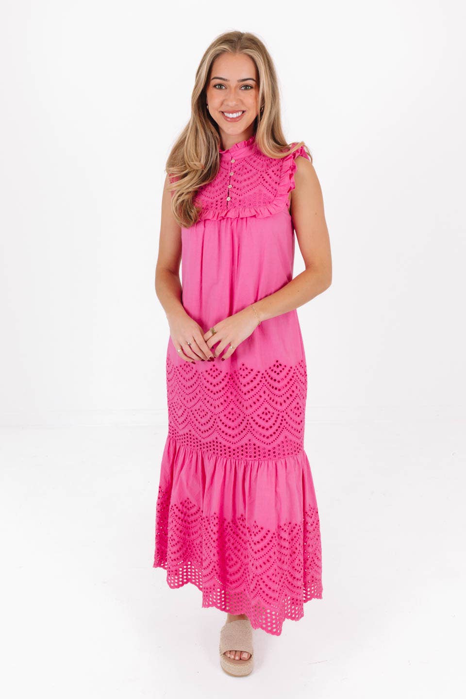 Chelsea Midi Dress - Pink