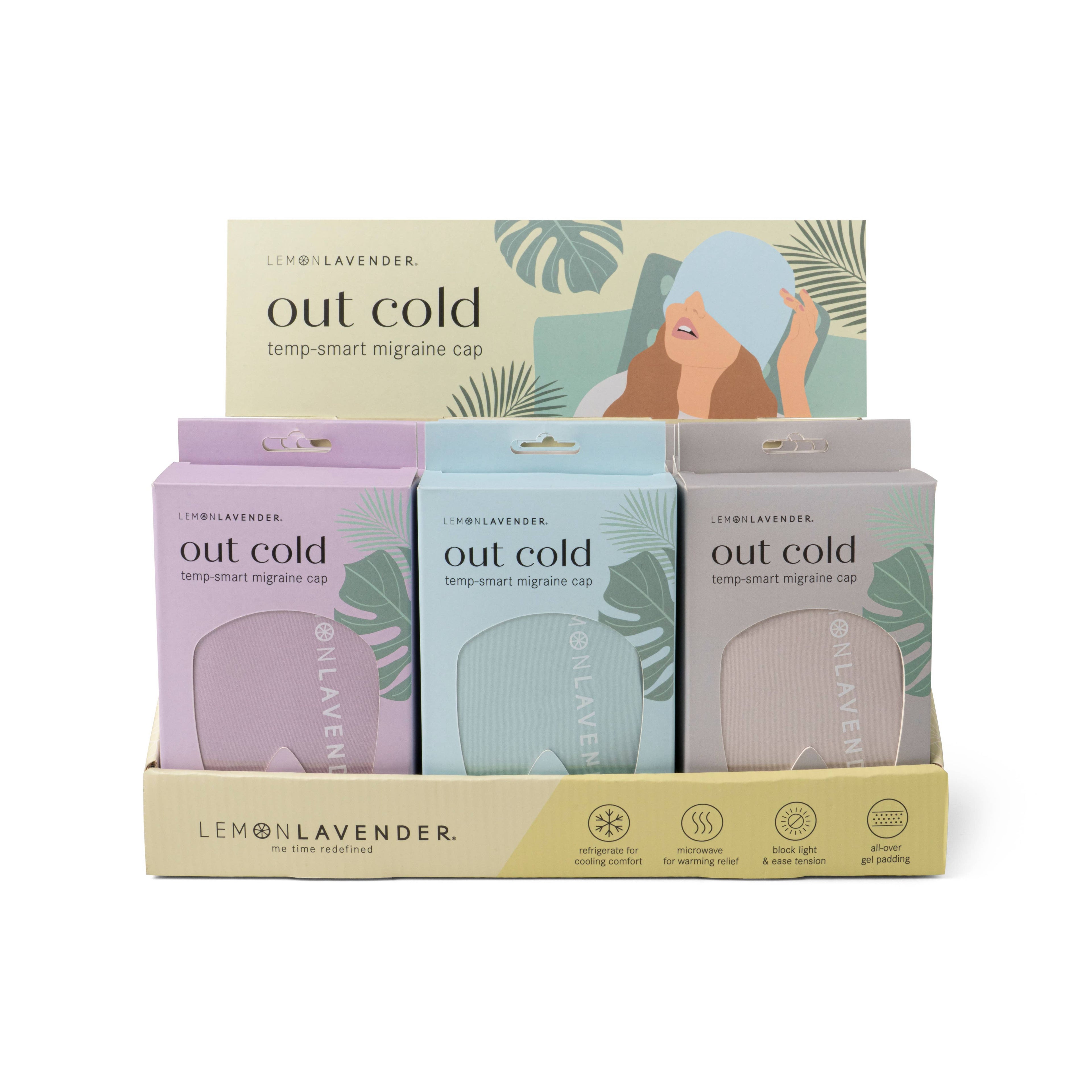 Out Cold Temp-Smart Migraine Cap warm or cool