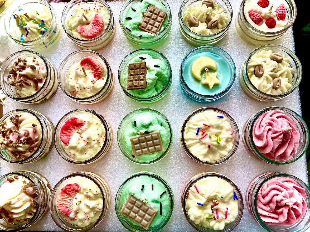 Whipped Candles: Watermelon