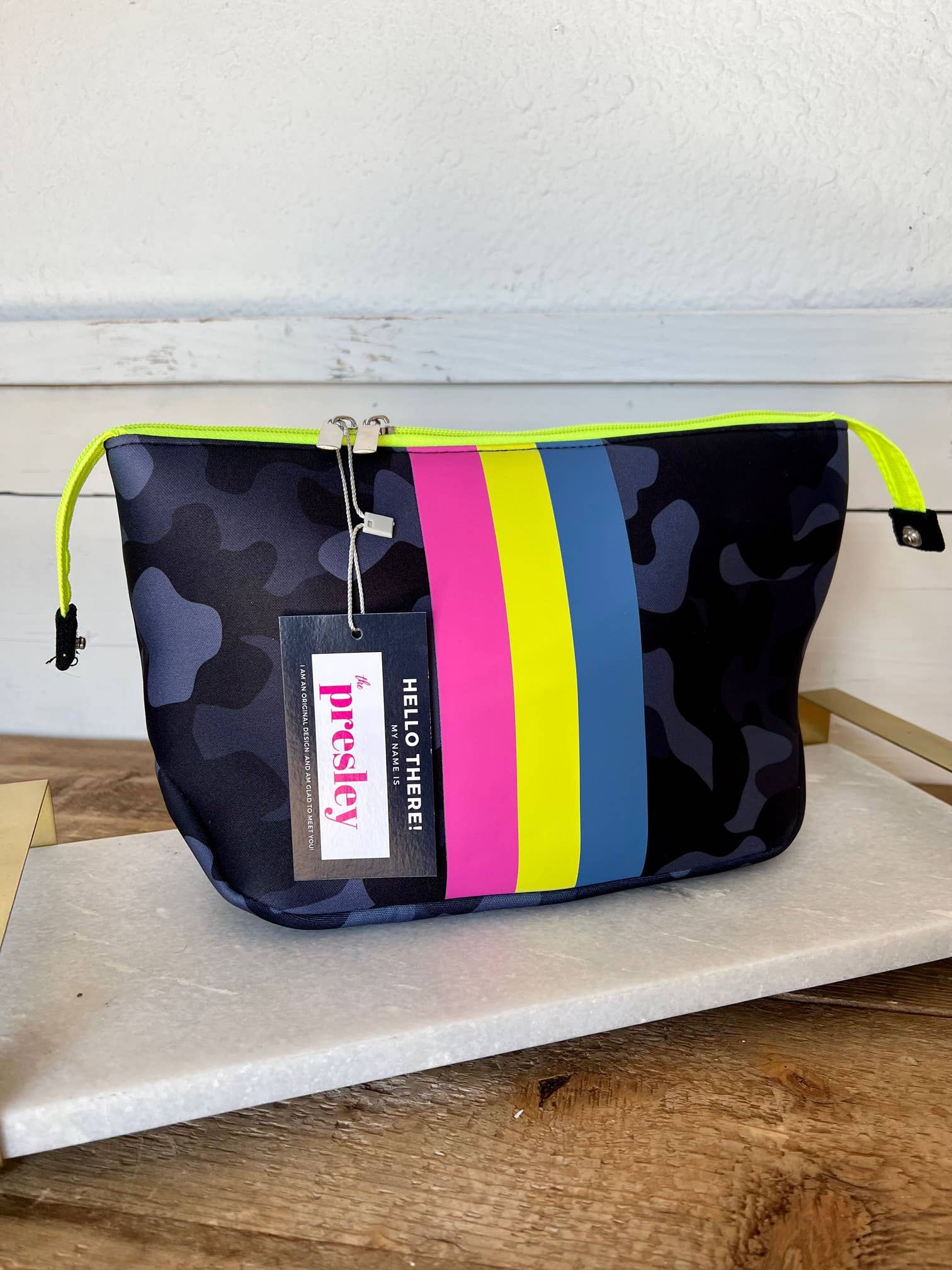 The Presley Large Neoprene Makeup Bag | shoptaylorgray