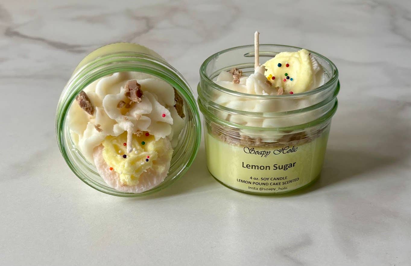 Whipped Candles: Lemon Sugar