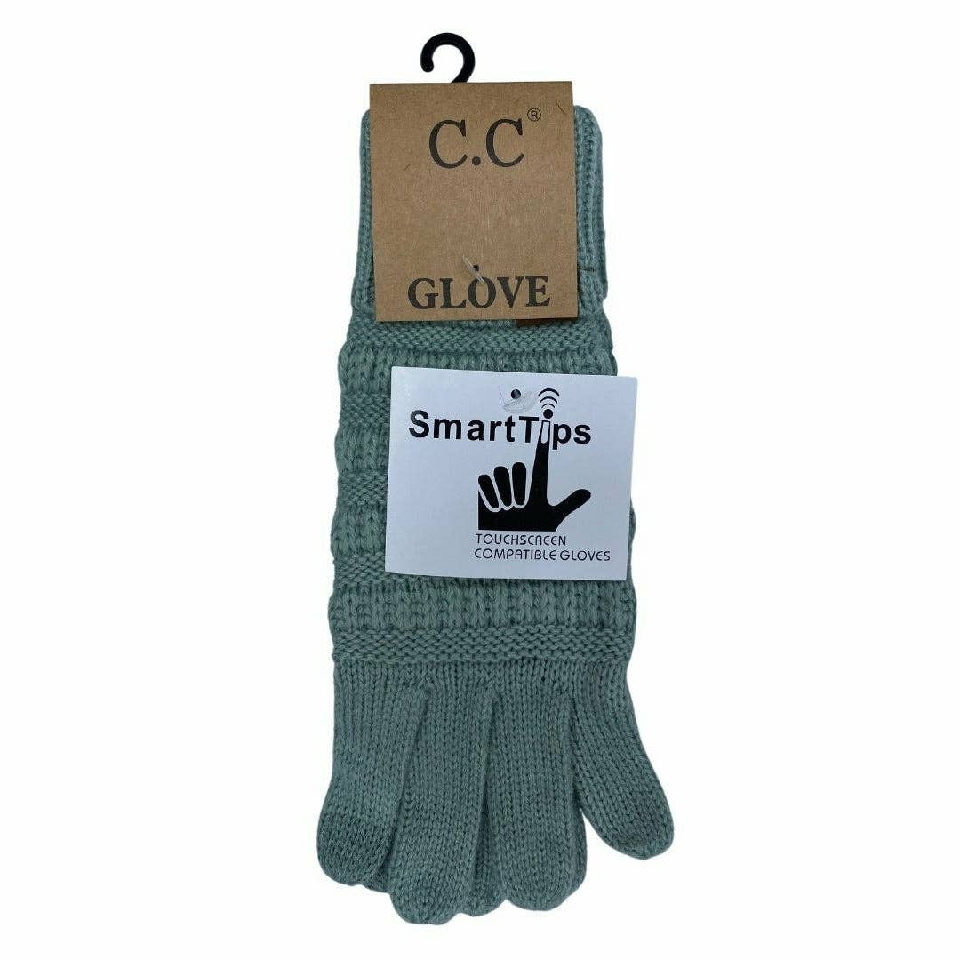 Solid Cable Knit CC Women&