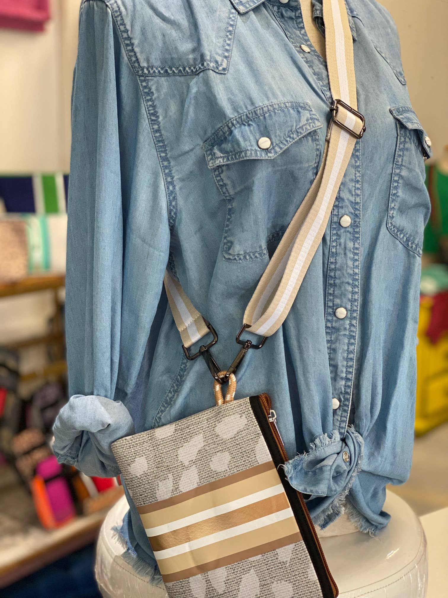 The Jeanne Mini Neoprene Tote and Wristlet | shoptaylorgray