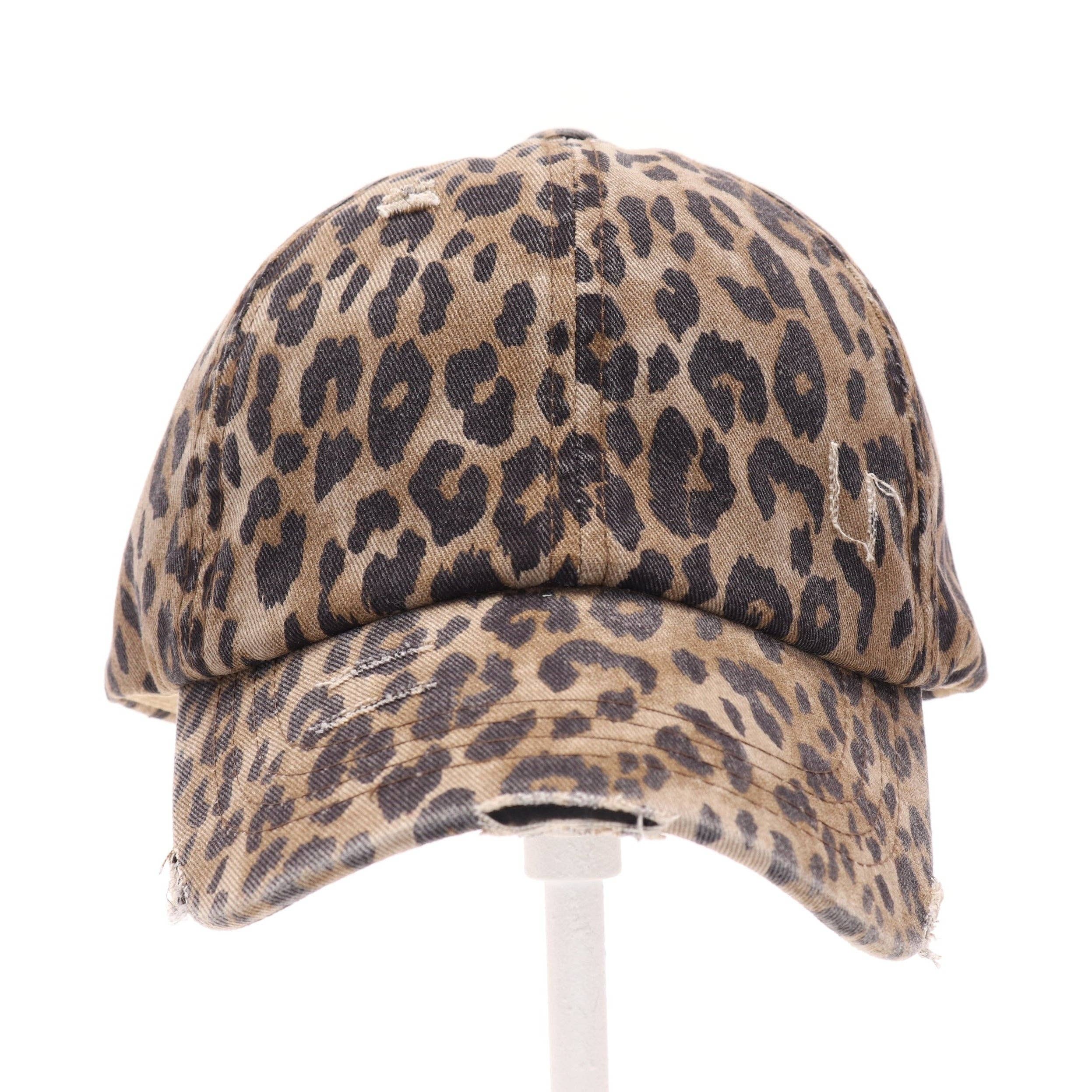 Washed Denim Criss-Cross High Ponytail CC Ball Cap BT799C: Grey Camo