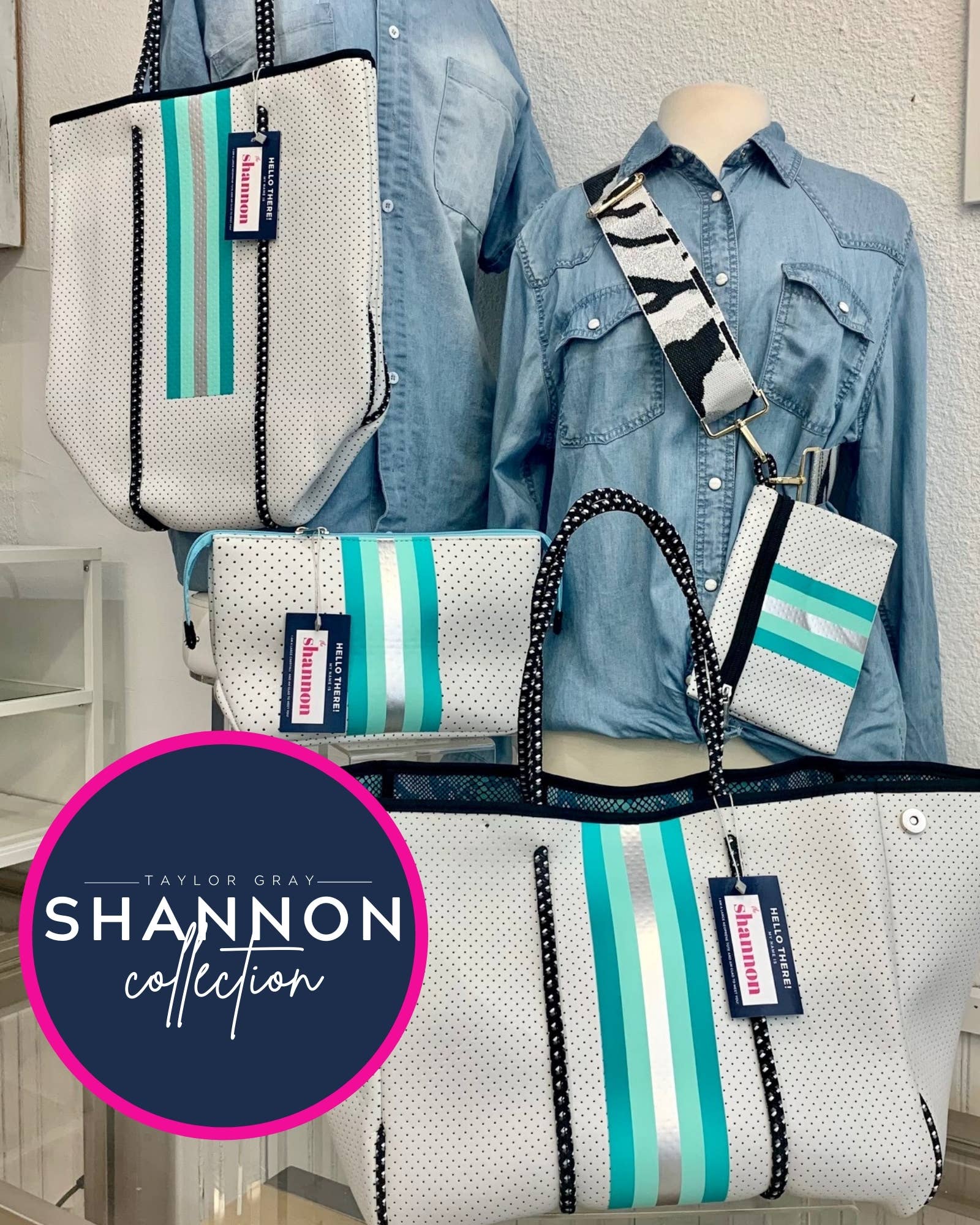 The Shannon Neoprene Tote | shoptaylorgray