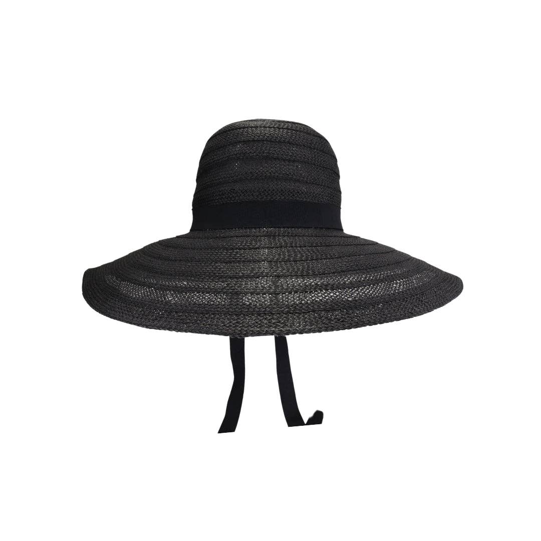 Straw Tie Band C.C Beach Hat STC0011: Natural