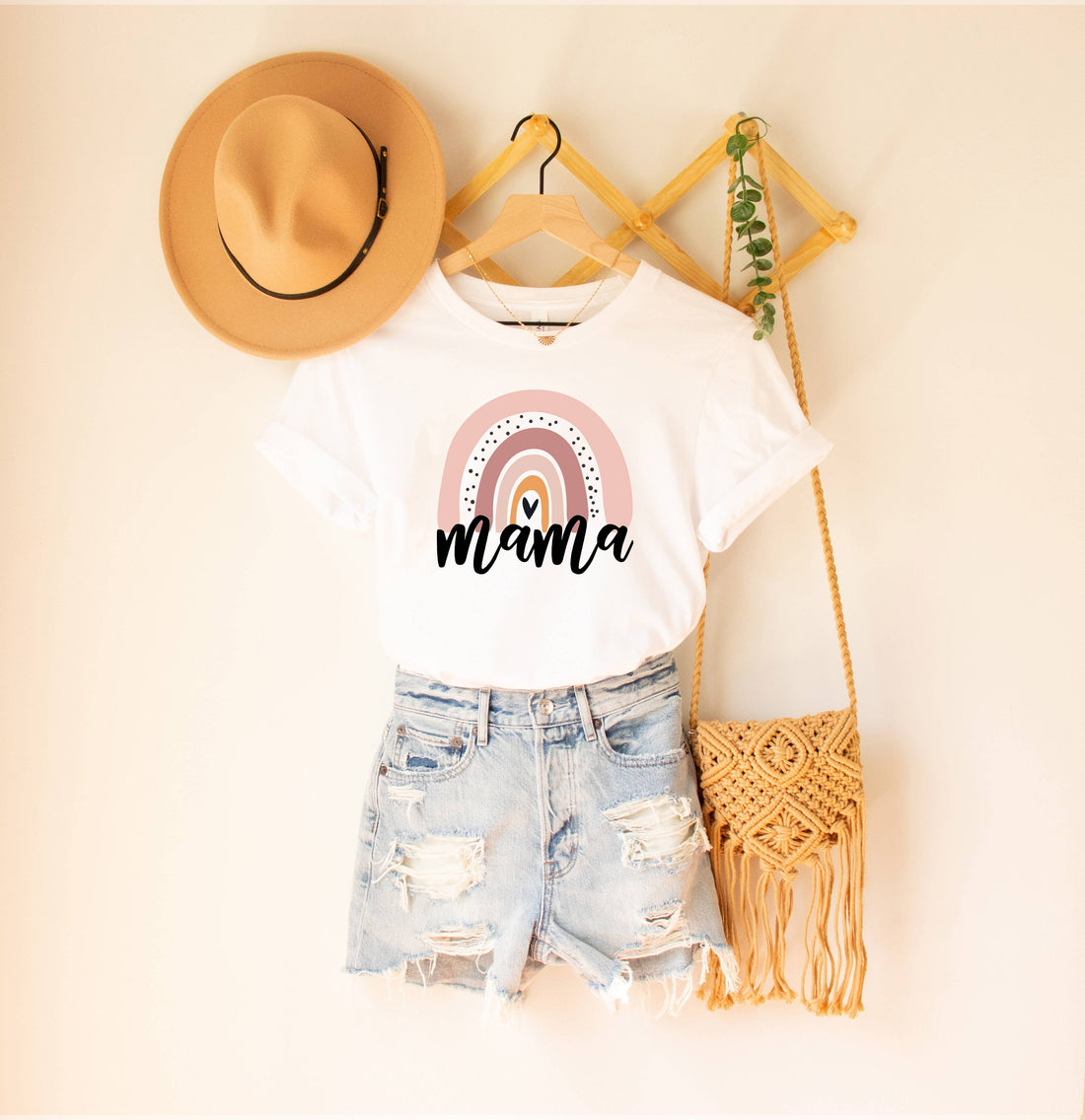Rainbow Mama Shirt, Blessed Mama, Mother&