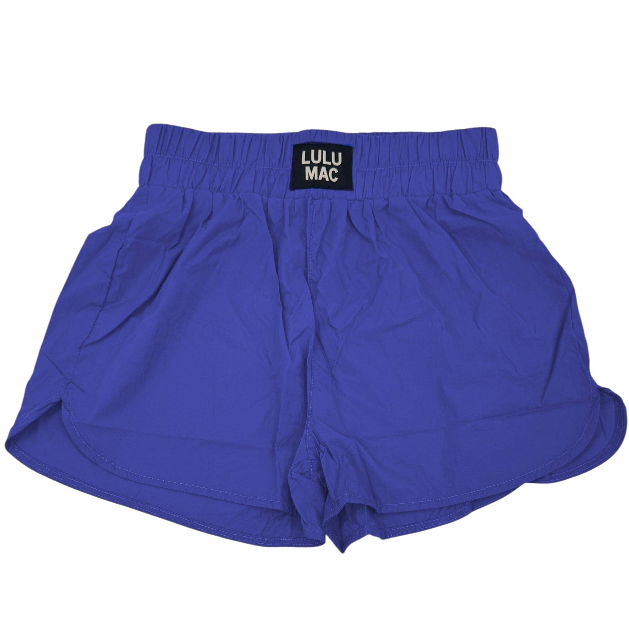DD-SHORT ROYAL LULU MAC SOLID SHORTS: ROYAL / Small