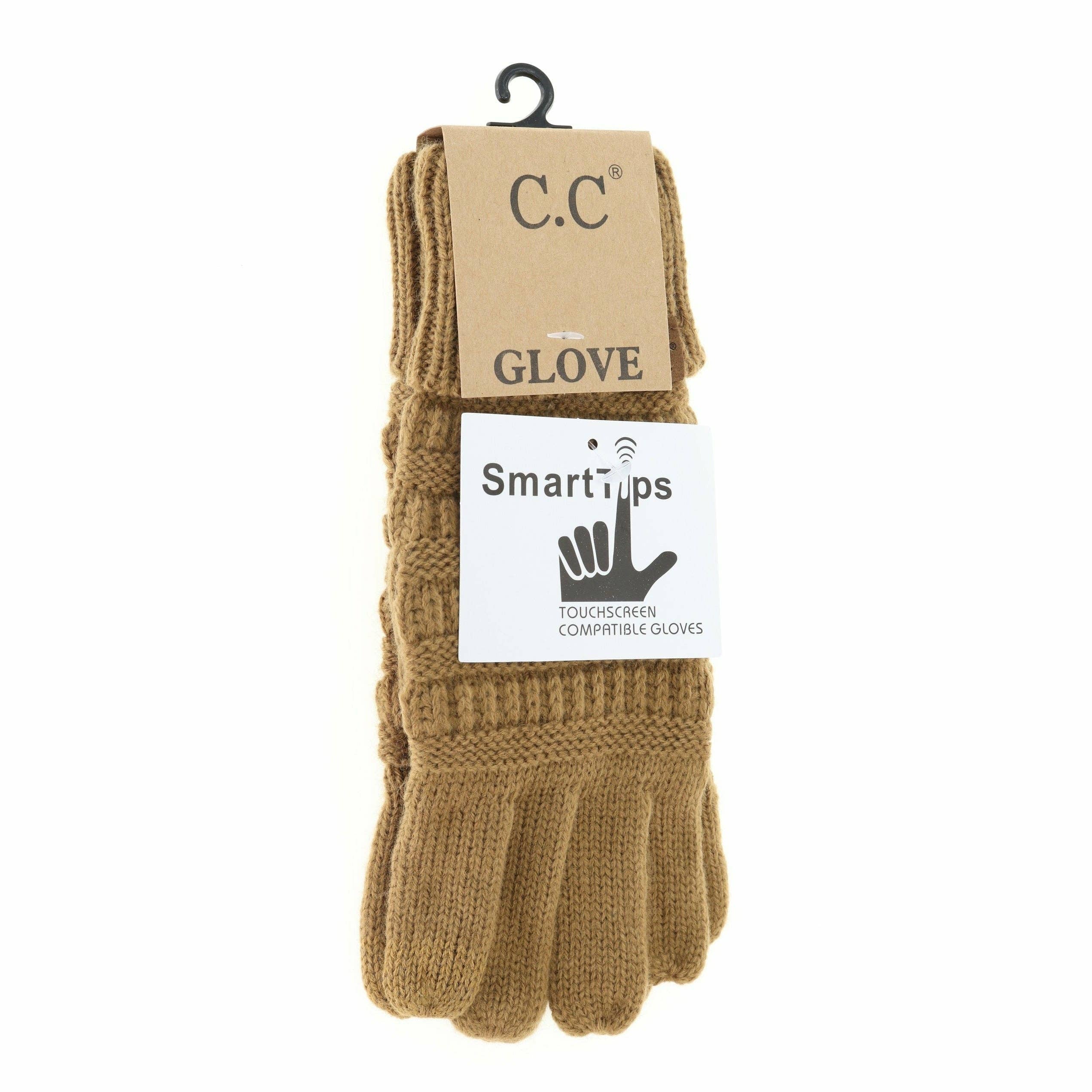 Solid Cable Knit CC Women&