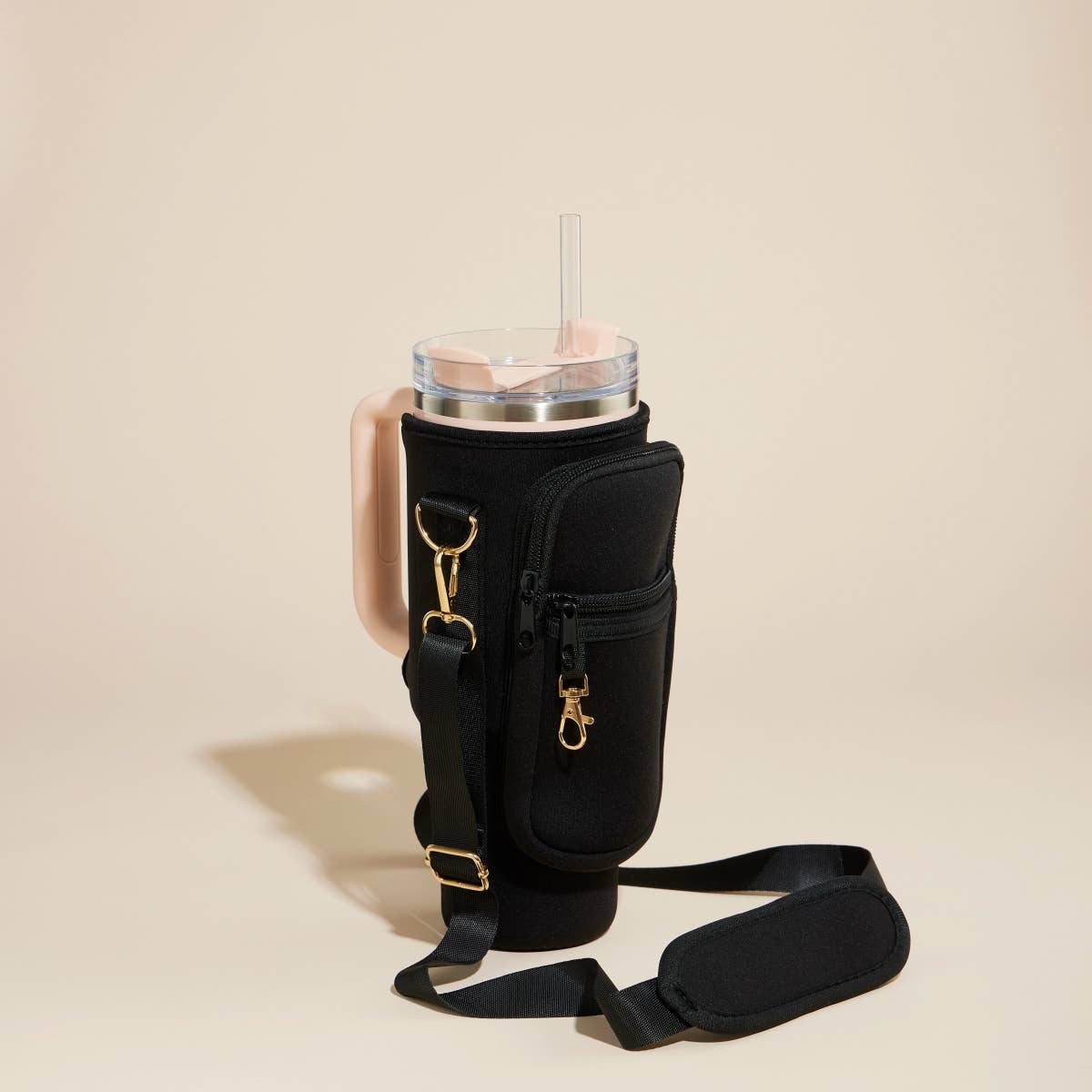 Dual Strap Fit-Cooler™ Sling Tumbler Crossbody Bag: Black / One / 4PG72005