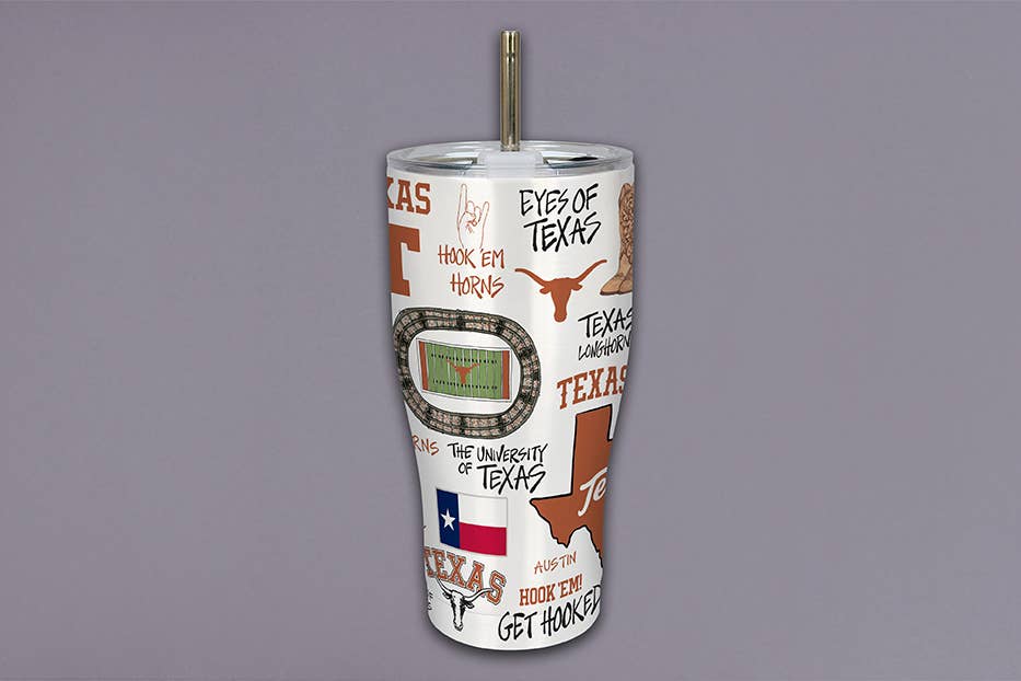 TX Icon Metal Tumbler