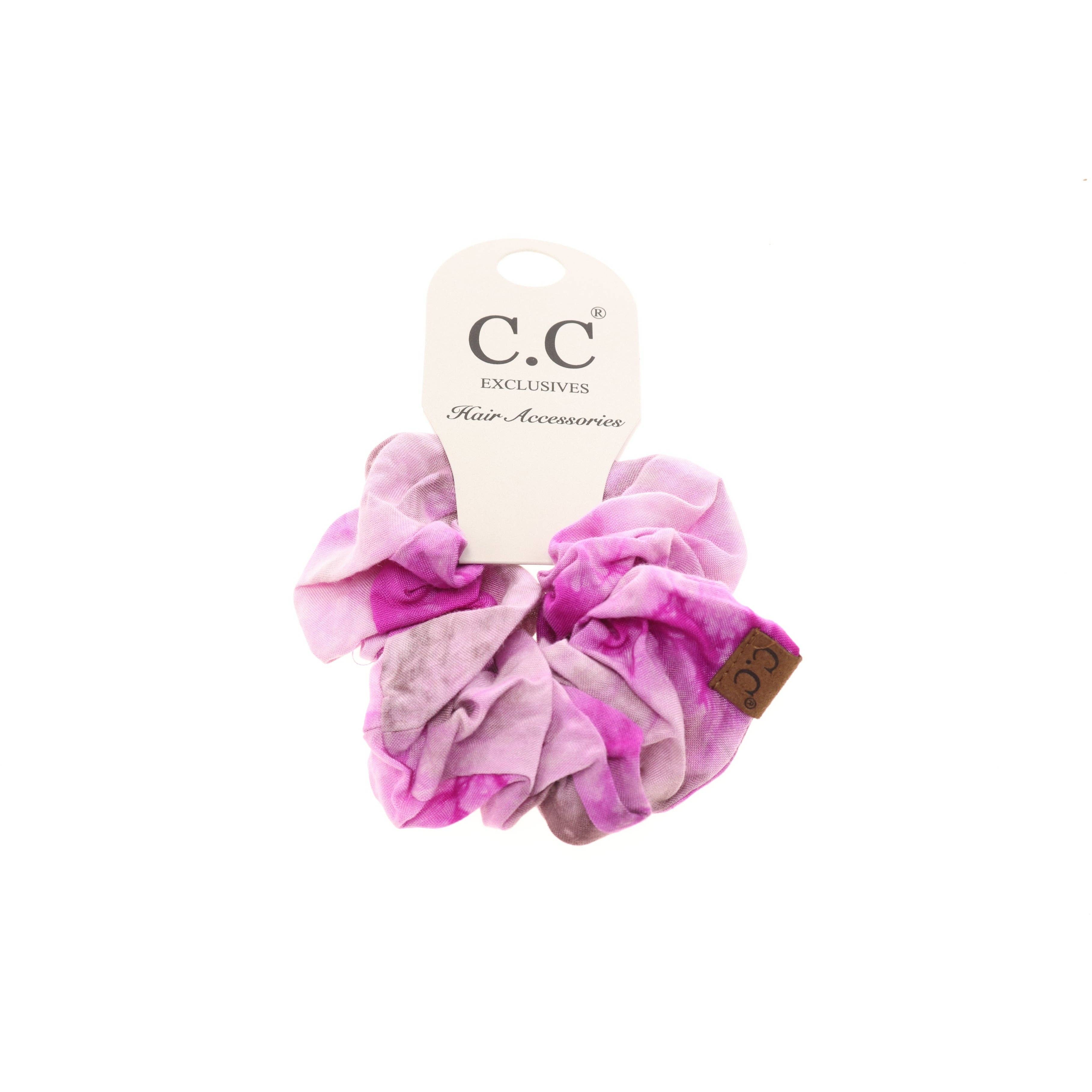 C.C Tie Dye Scrunchie: Sky Blue
