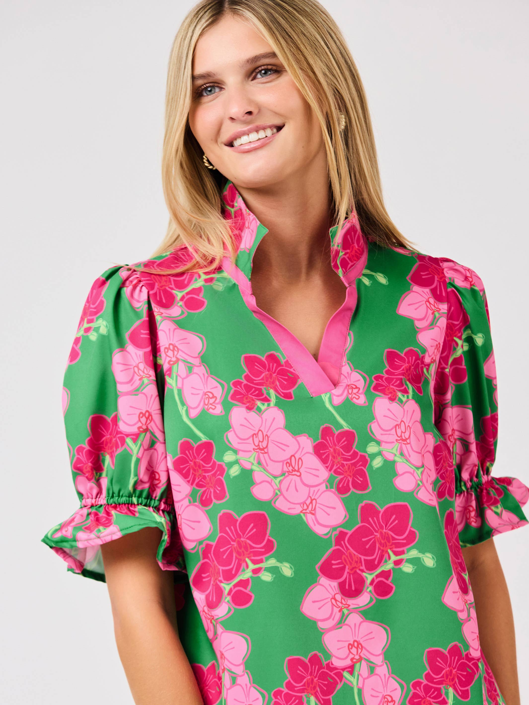 Jessica Top | Orchid Reverie Pink by Mary Square