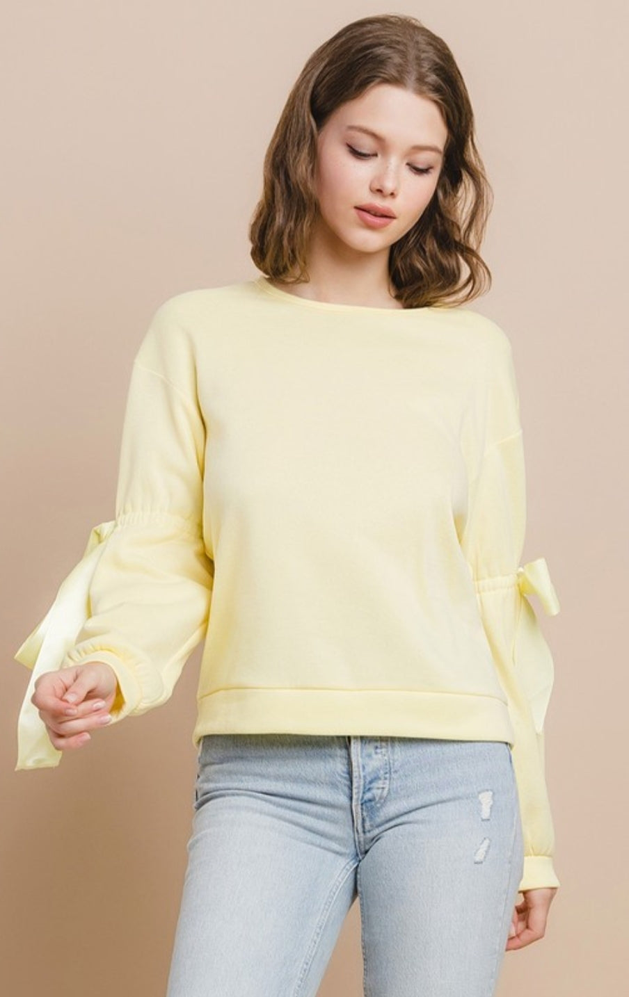 Bow Detail Sweatshirt