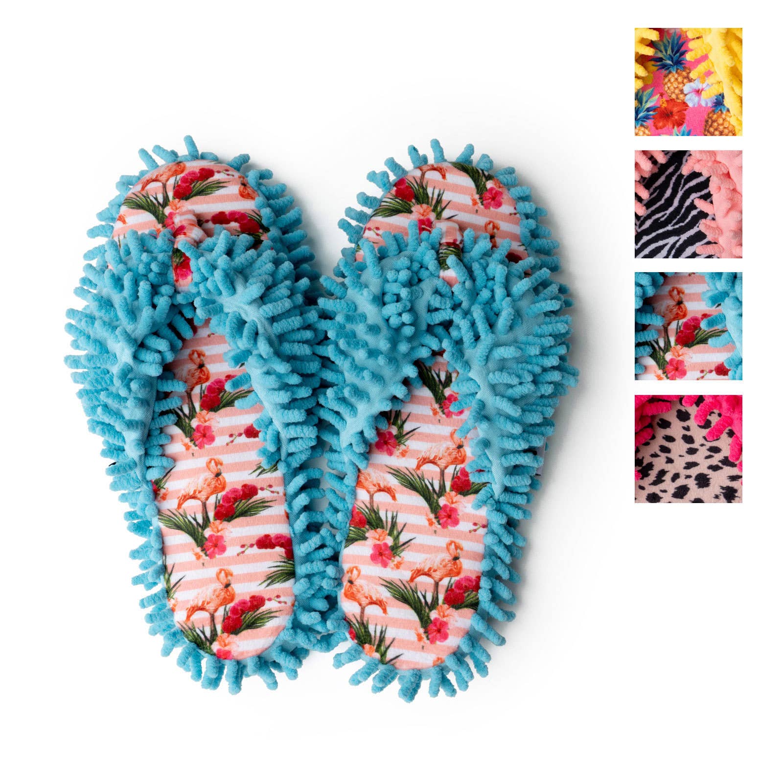 Two Left Feet Aunt Deloris House Slippers Open Stock: Frisky Feline / Small