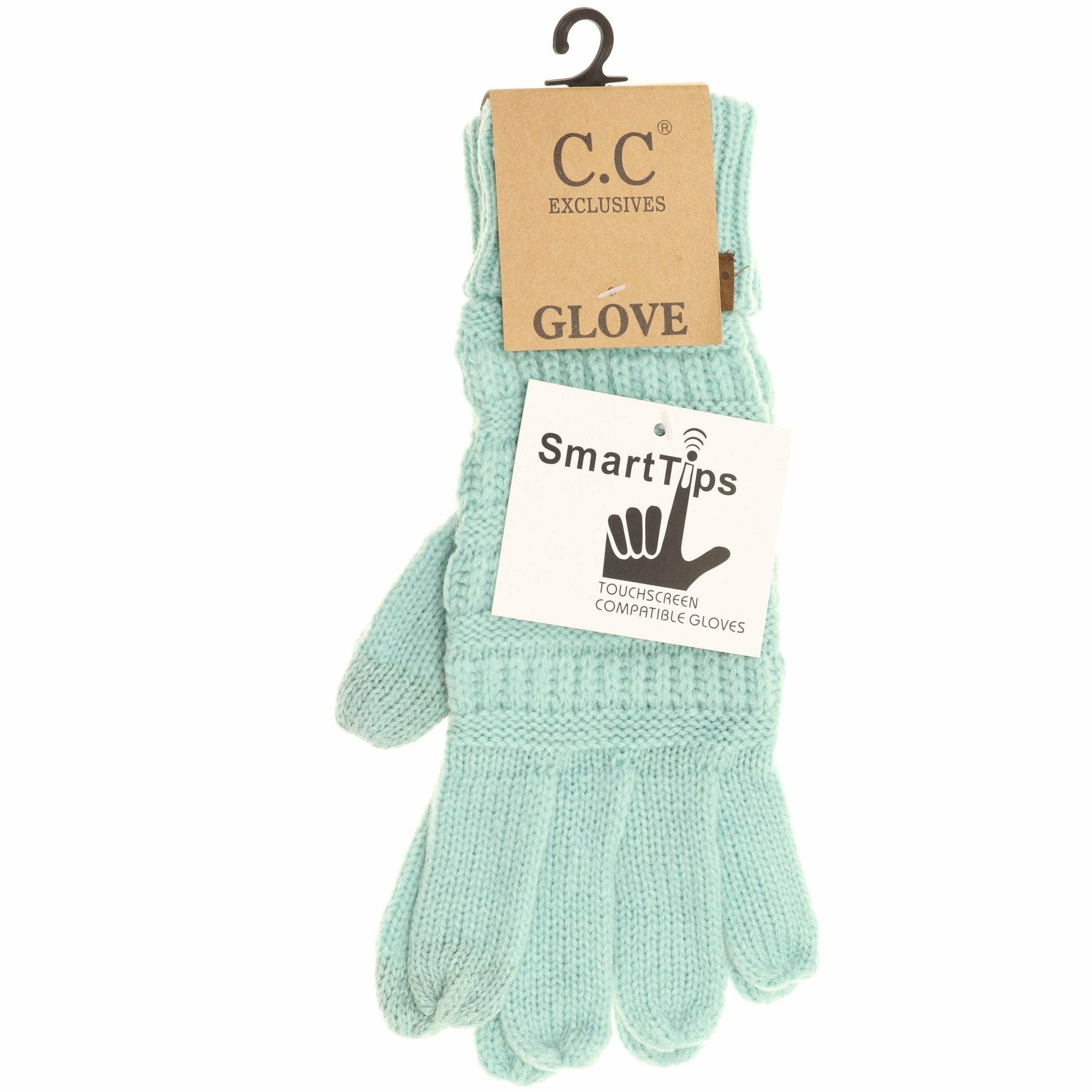 Solid Cable Knit CC Women&