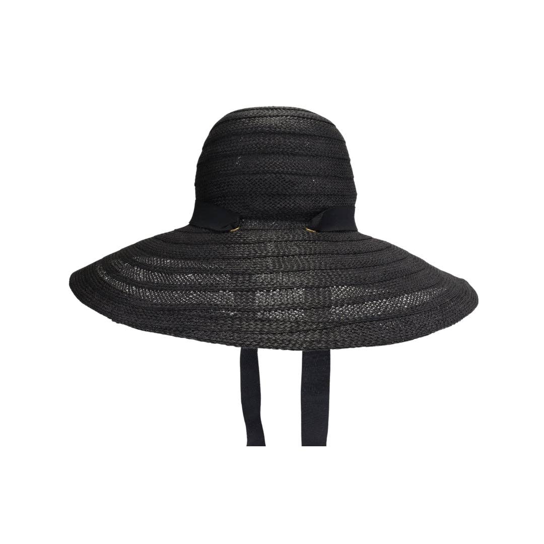 Straw Tie Band C.C Beach Hat STC0011: Natural