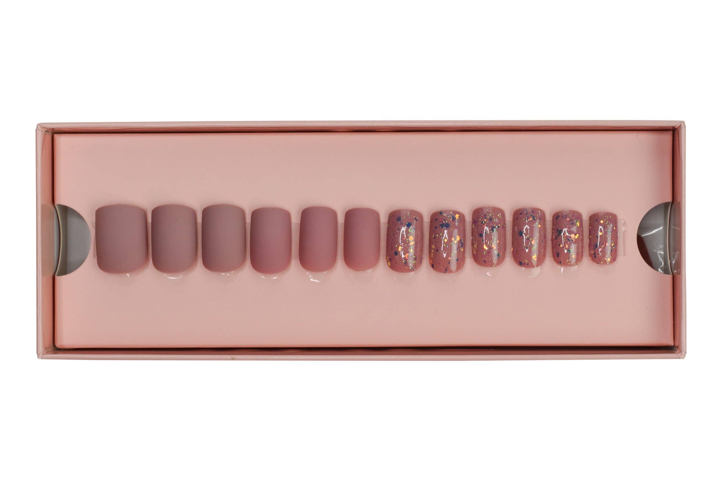 Square Short Press On Nails: Sundrop