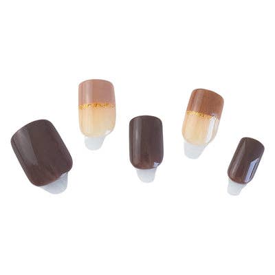 Square Short Press On Nails: First Kiss