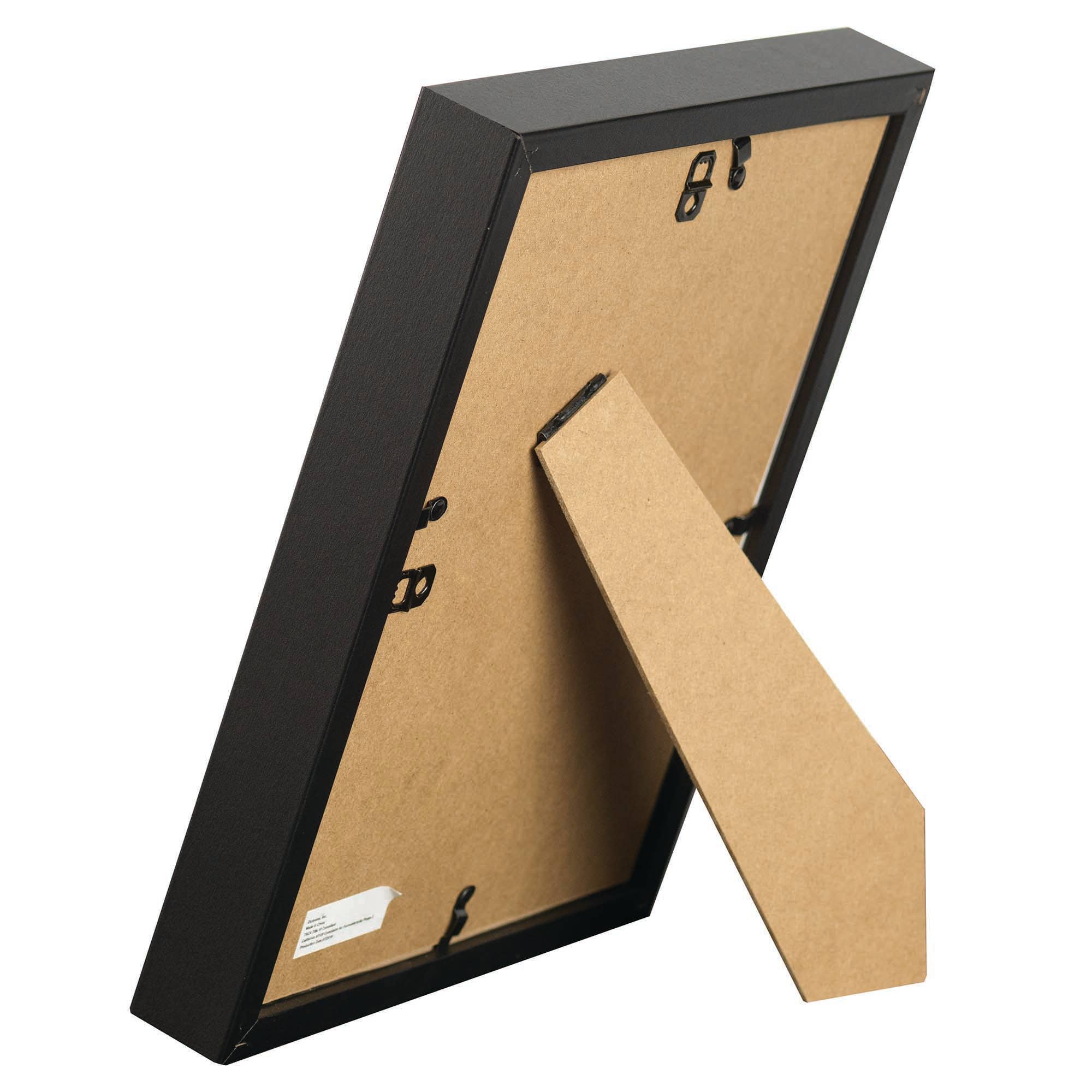 Framed Wall Congrats Grad Wood Glass Black